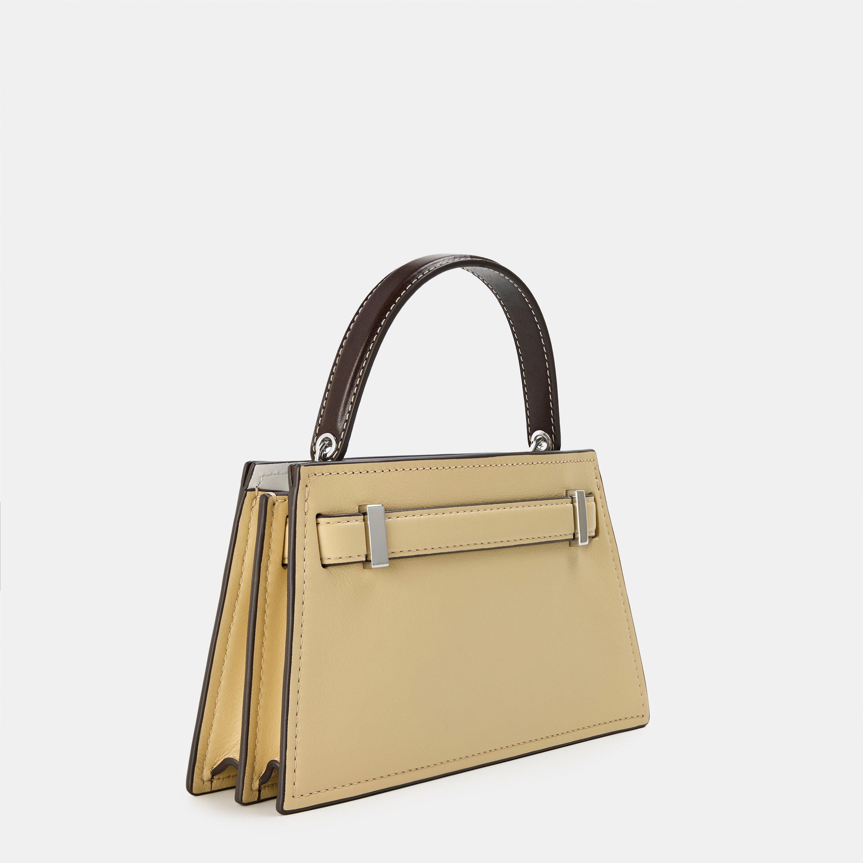 Light Camel - Tory Burch - Women's Petite Top Handle Bag - 2