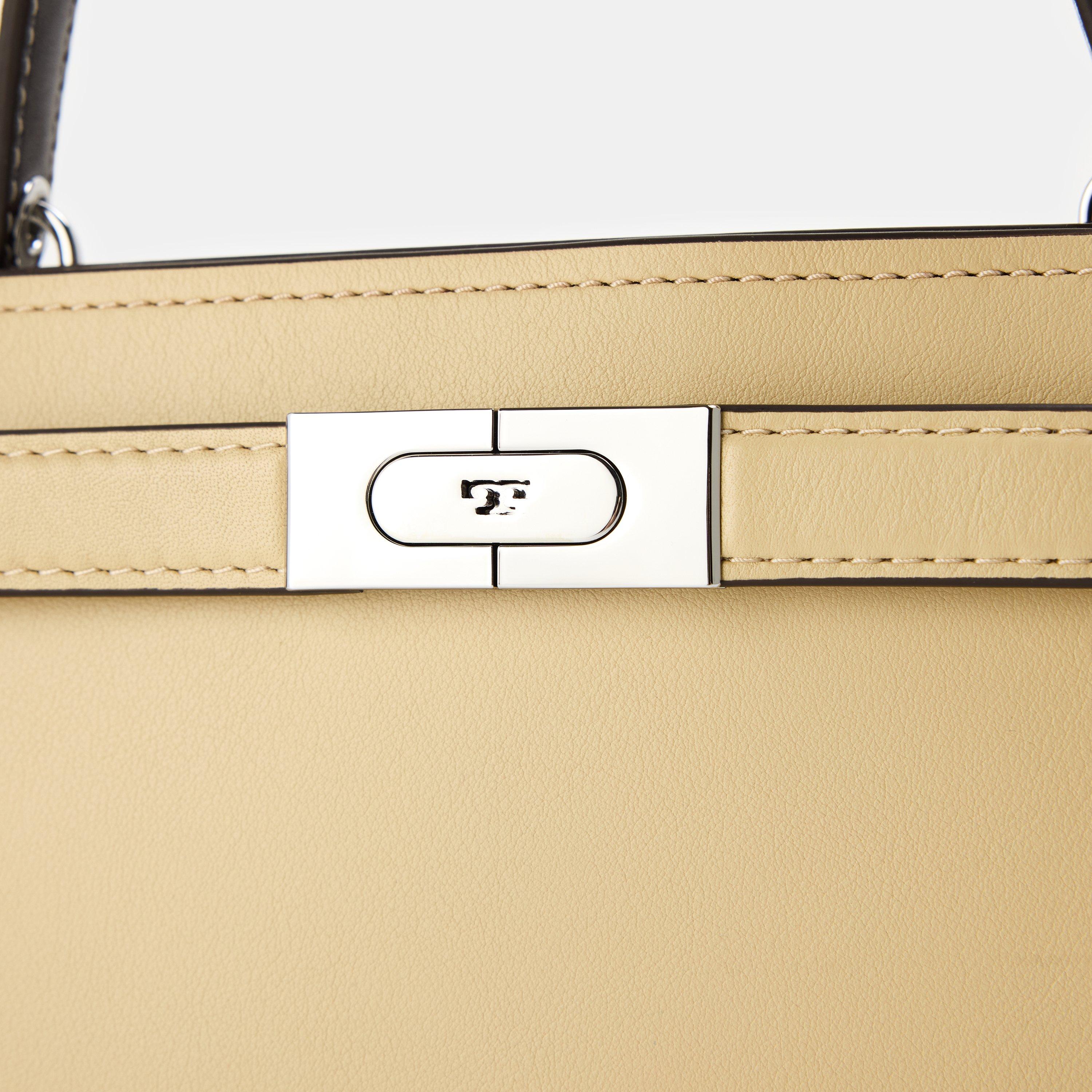 Light Camel - Tory Burch - Women's Petite Top Handle Bag - 3