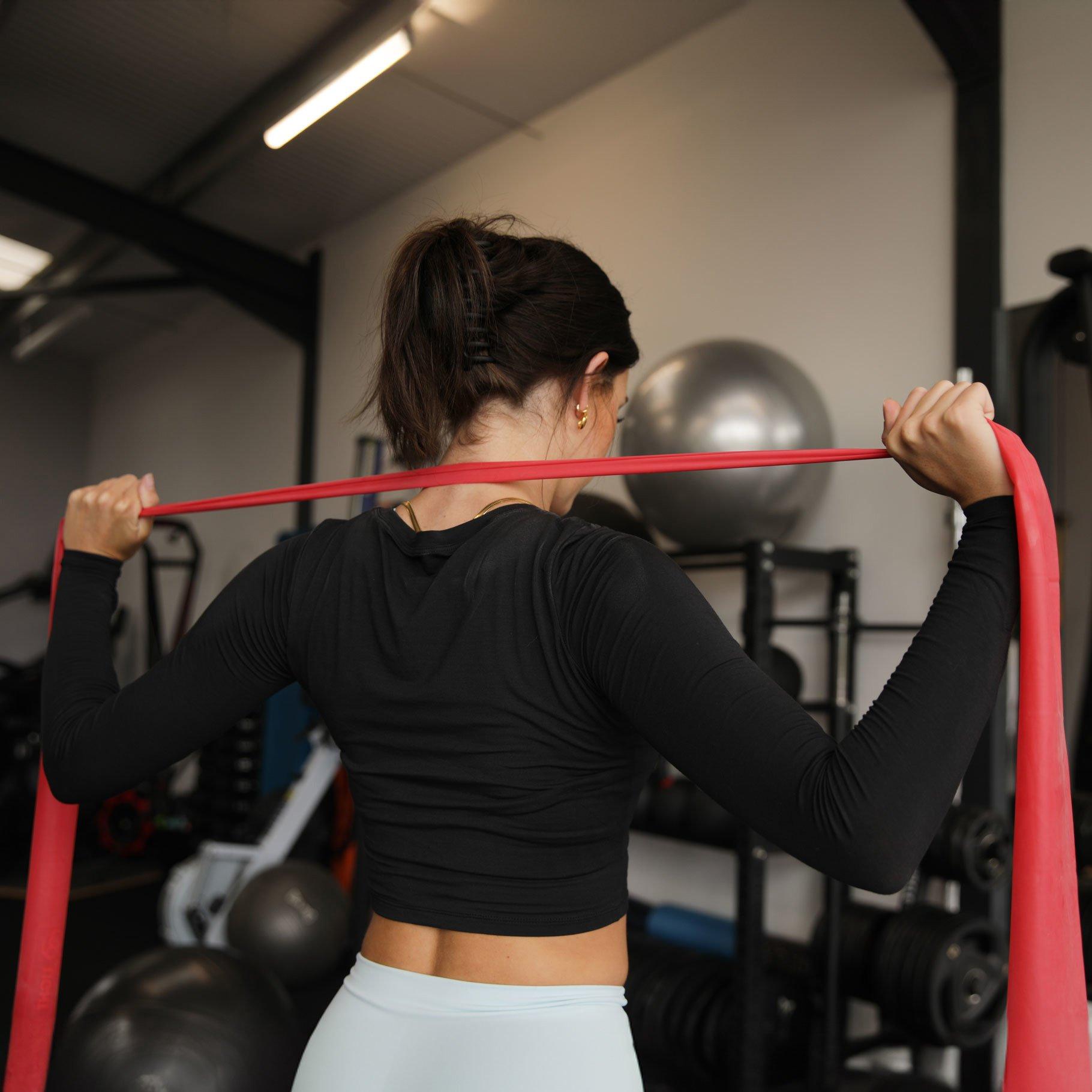 Red - Fitness-Mad - Wholesale Resistance Band Strong x10 (unpackaged) - 3