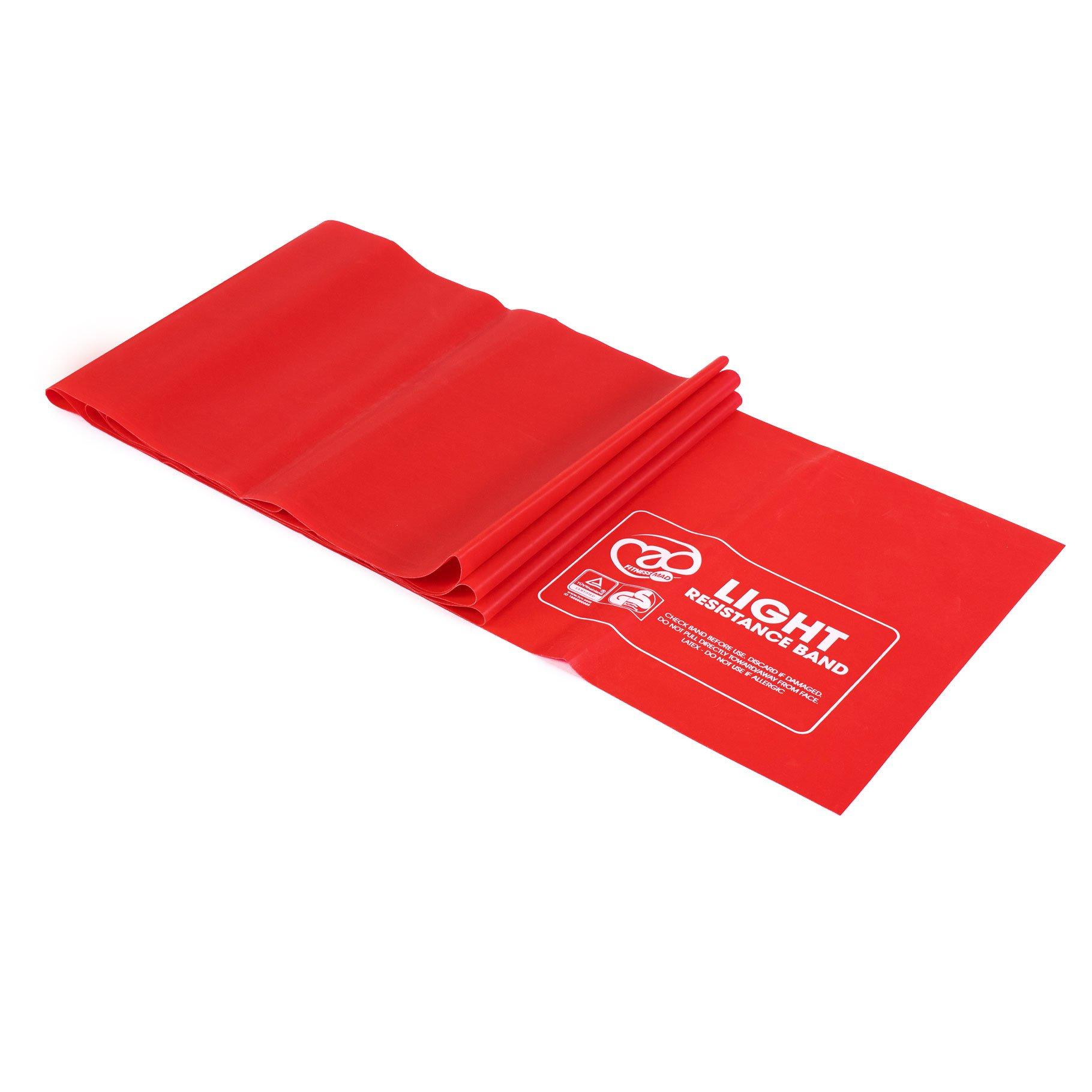 Red - Fitness-Mad - Wholesale Resistance Band Strong x10 (unpackaged) - 4