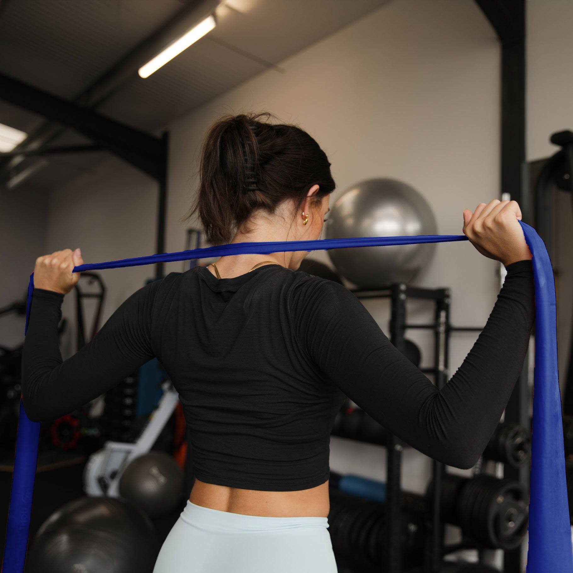 Blue - Fitness-Mad - Wholesale Resistance Band Strong x10 (unpackaged) - 3