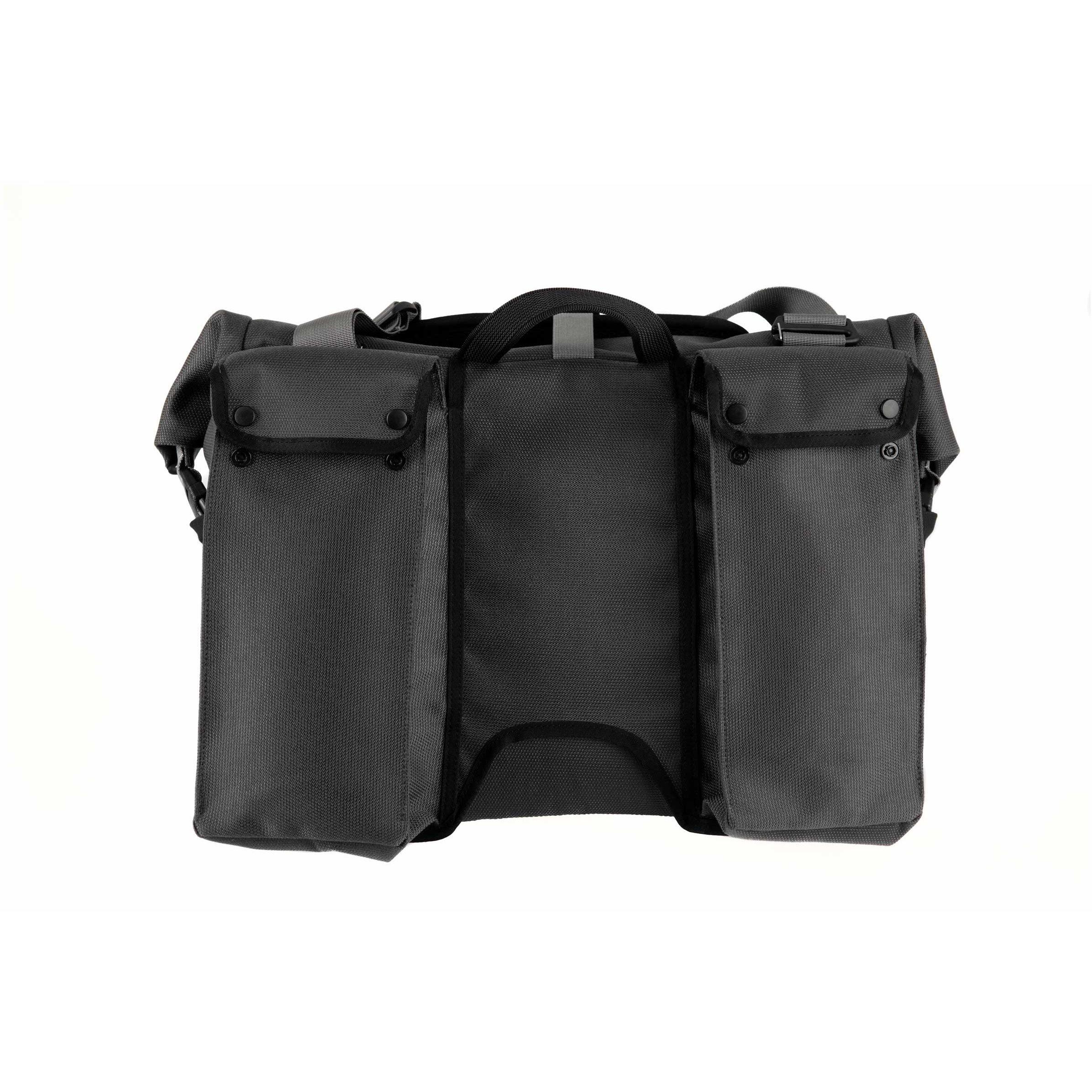 Grey - Brompton - Borough Roll Top  Bag -  Large Grey - 2