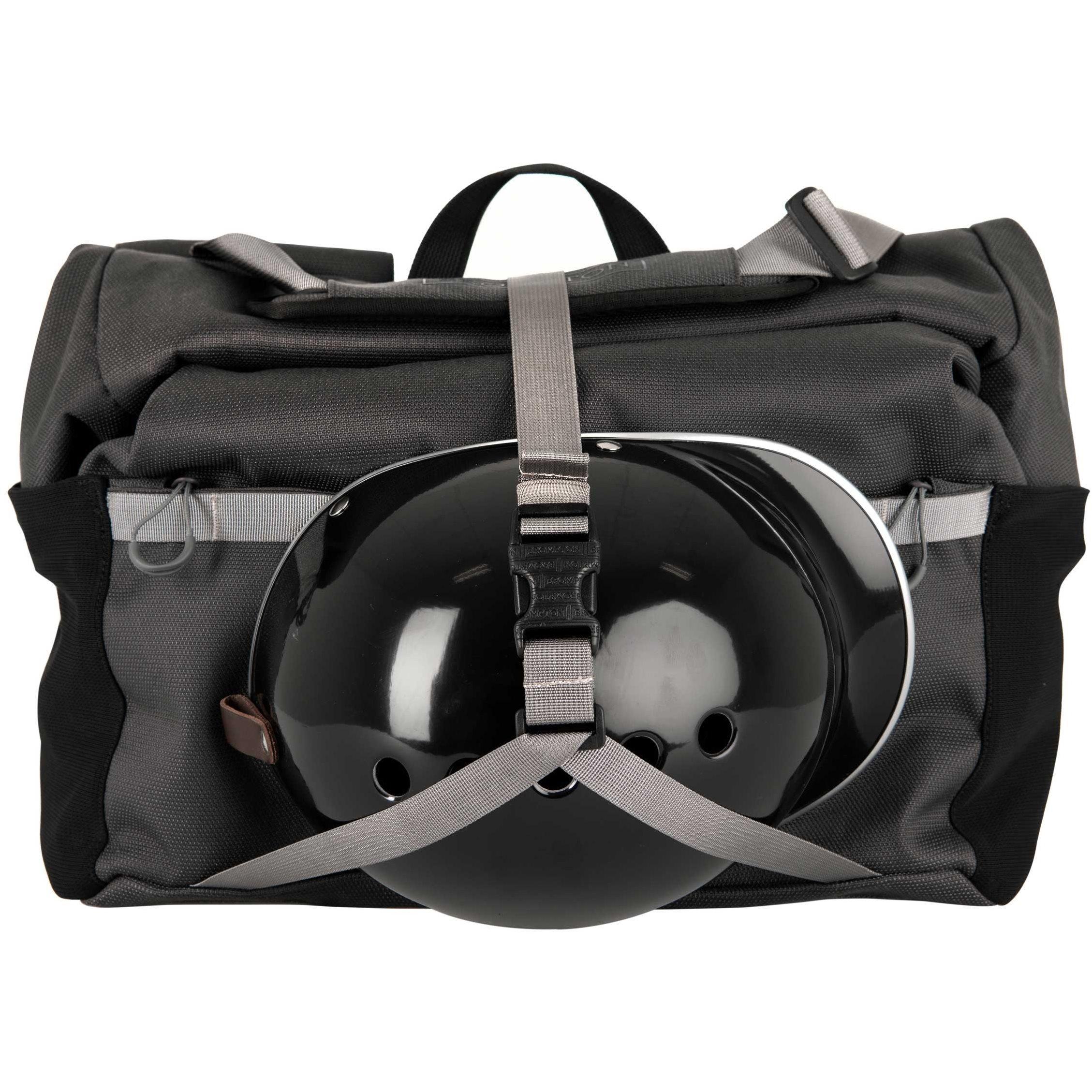 Grey - Brompton - Borough Roll Top  Bag -  Large Grey - 5