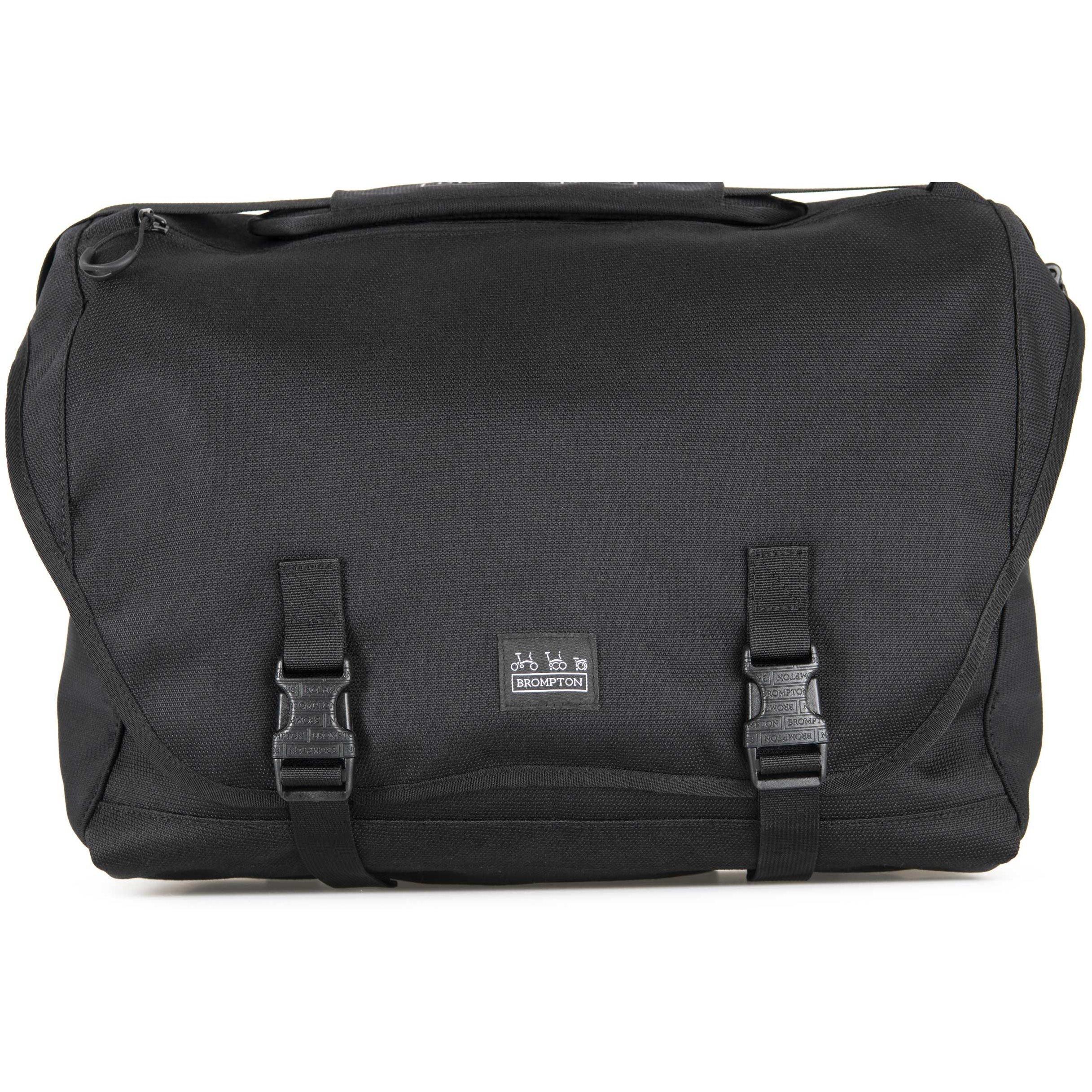 Black - Brompton - Metro Messenger Bag - Large Black - 1