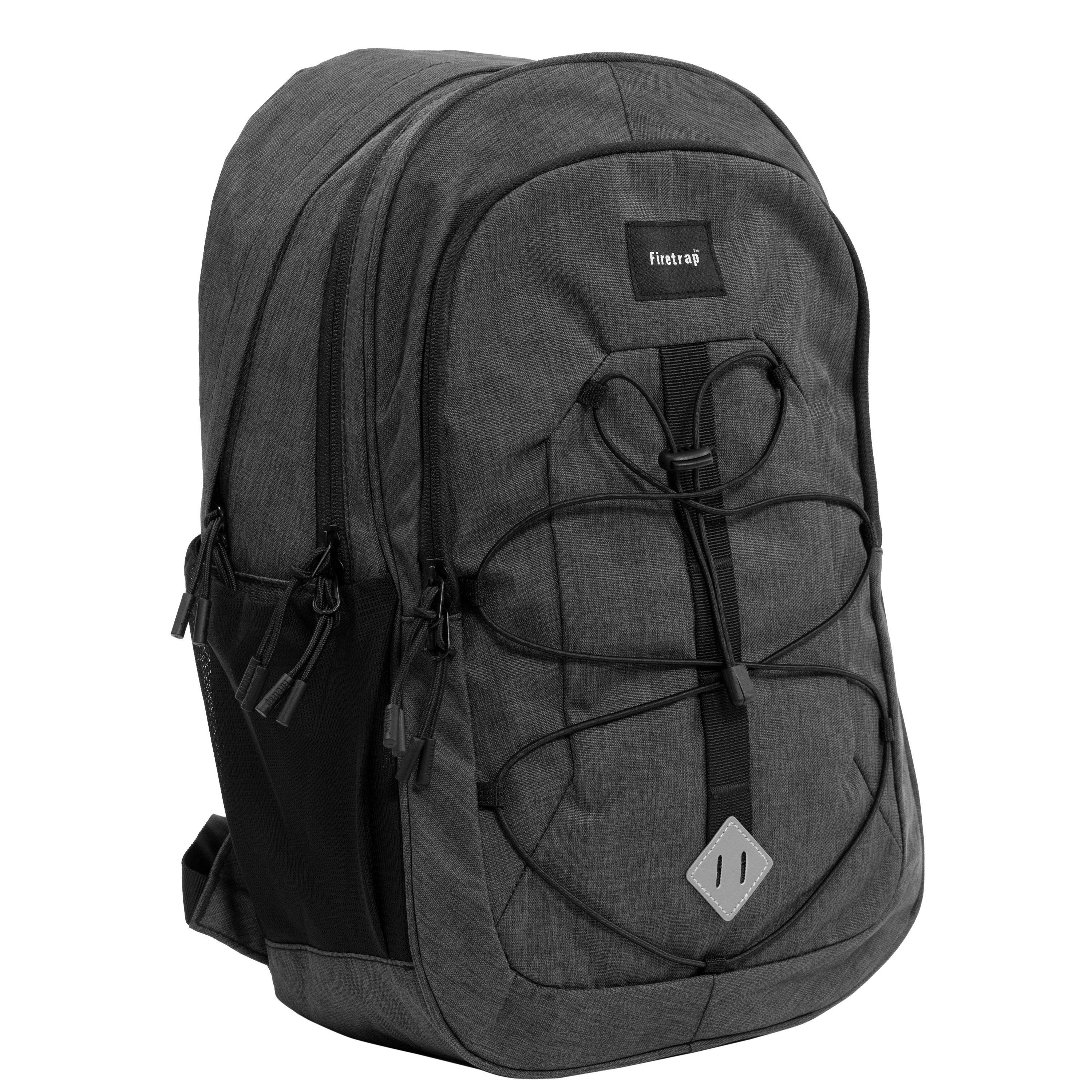 Grey Marl - Firetrap - Urban Backpack - 3