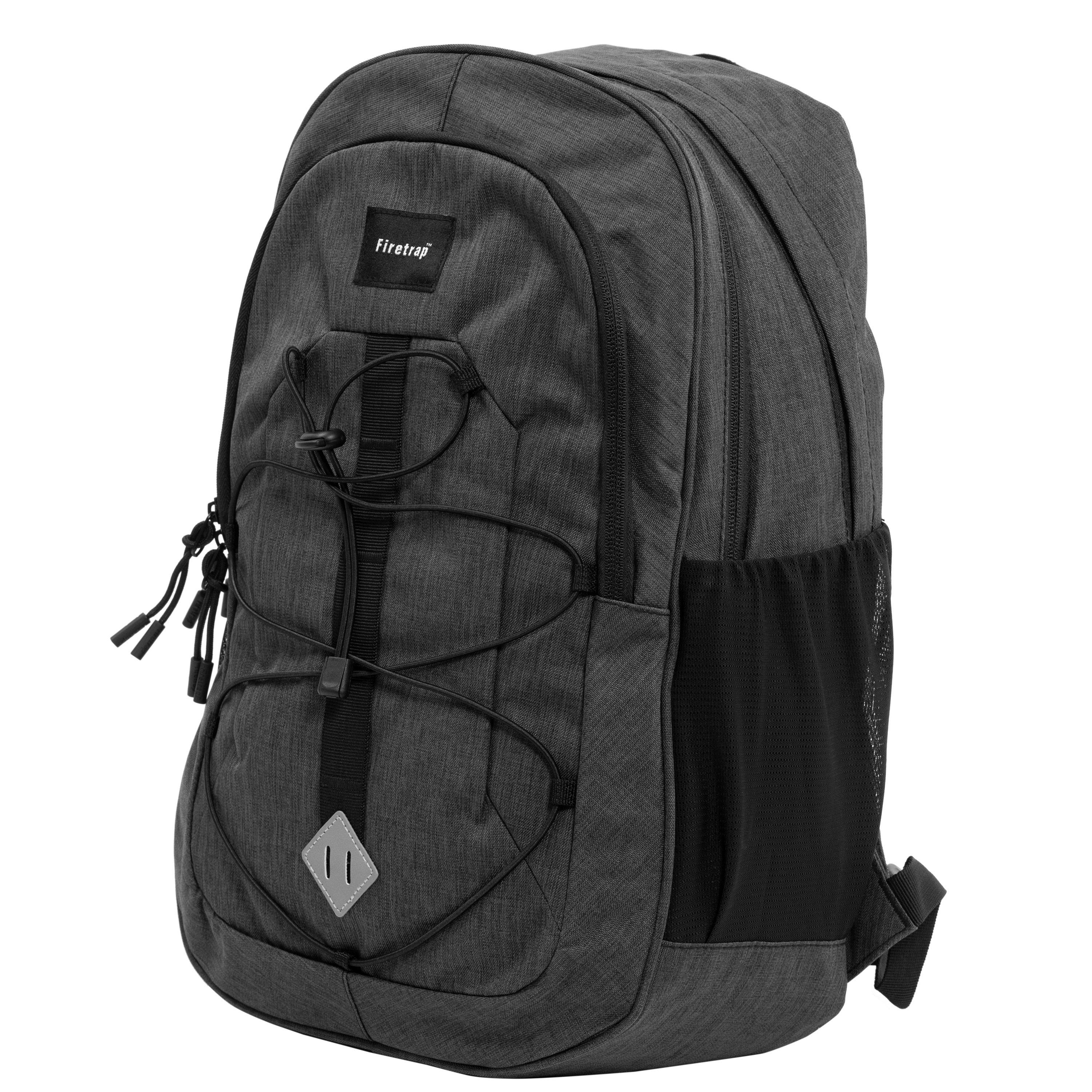 Grey Marl - Firetrap - Urban Backpack - 4