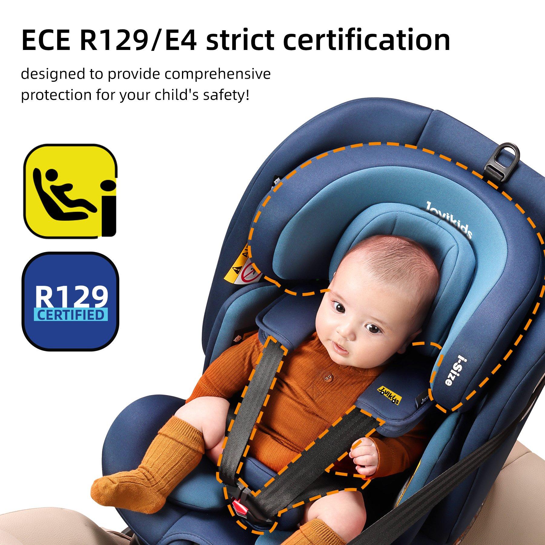 Blue - JoviKids - JoviKids Ranger TT Spin Car Seat - Blue - 5