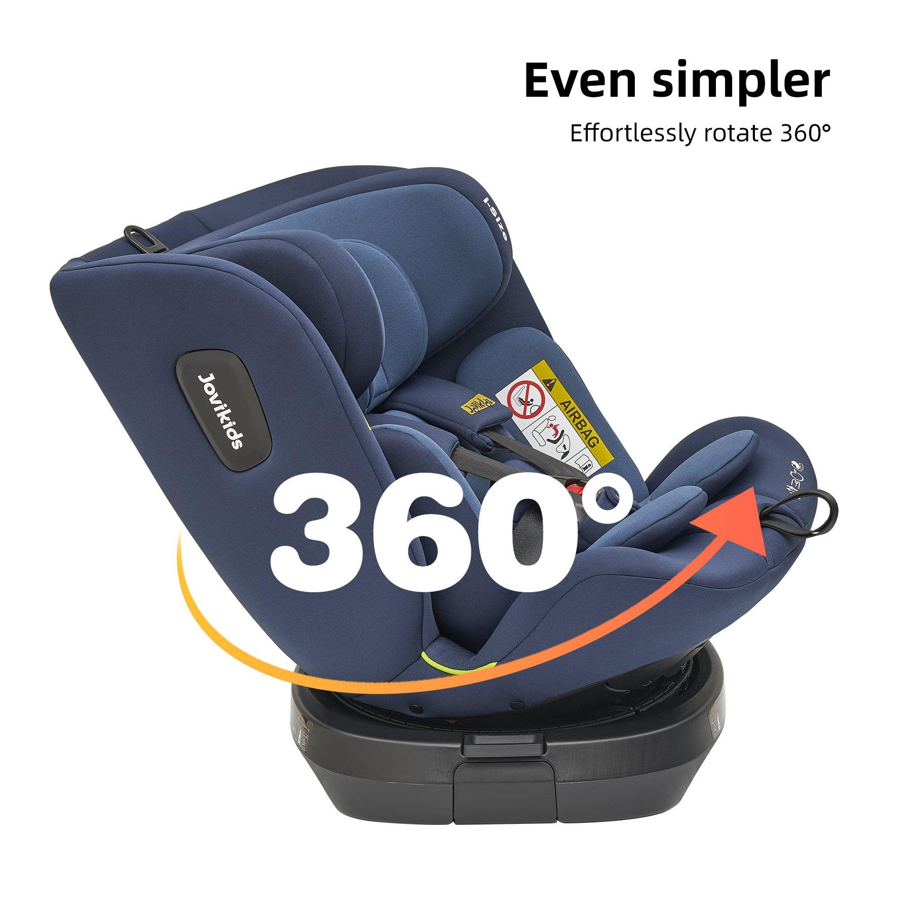 Blue - JoviKids - JoviKids Ranger TT Spin Car Seat - Blue - 6