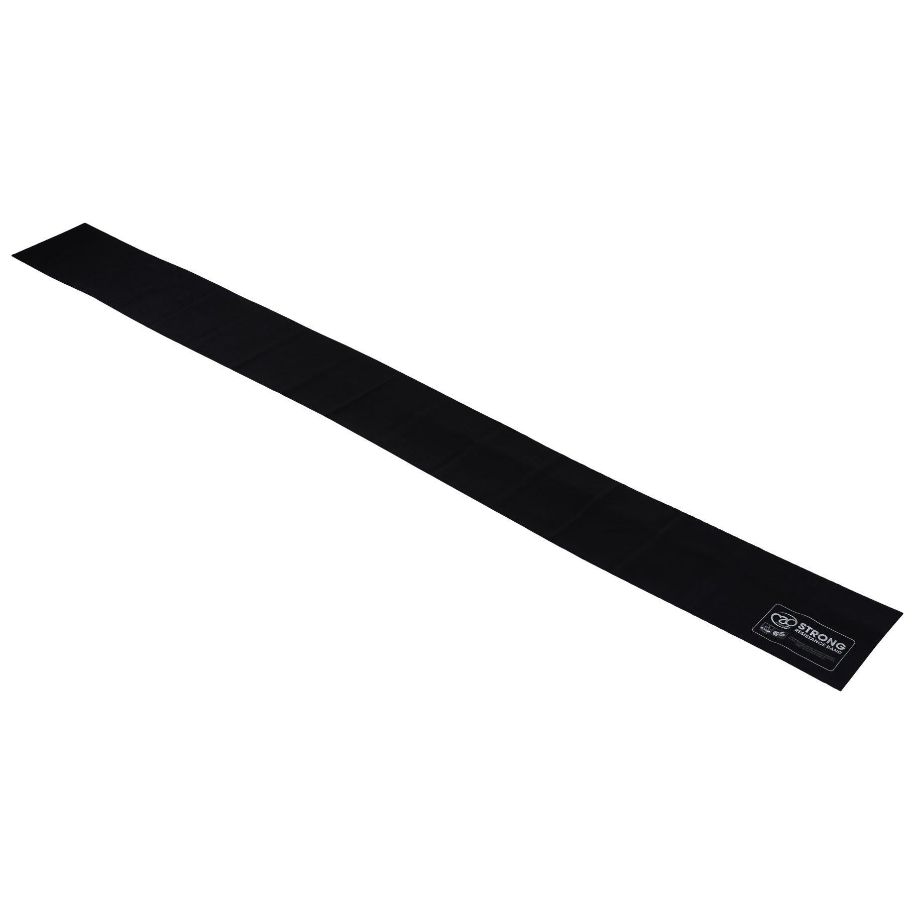 Black - Fitness-Mad - Resistance Band (Band Only) - Light / Medium / Str - 4