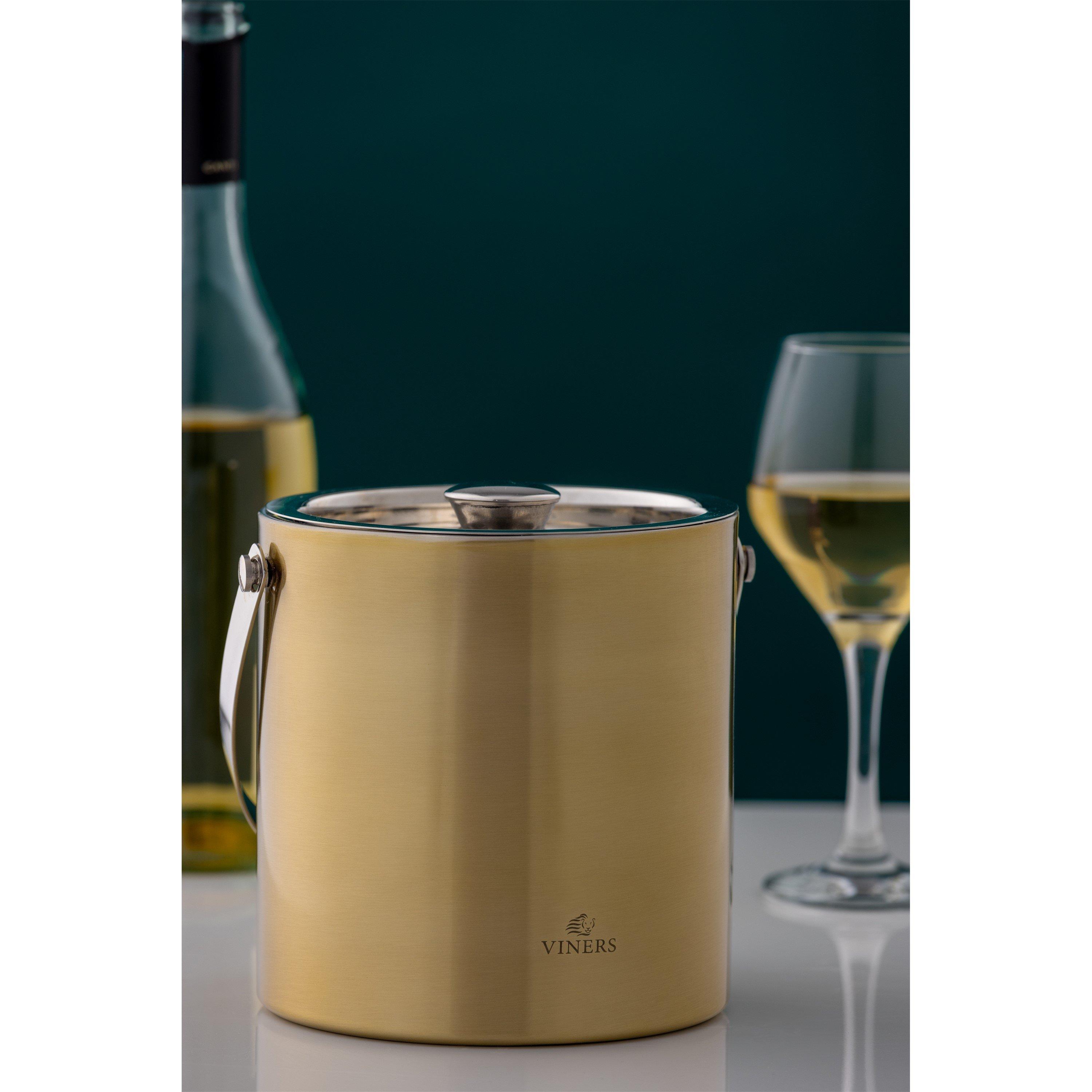 Gold - Viners - Double Walled Ice Bucket Gold - 1