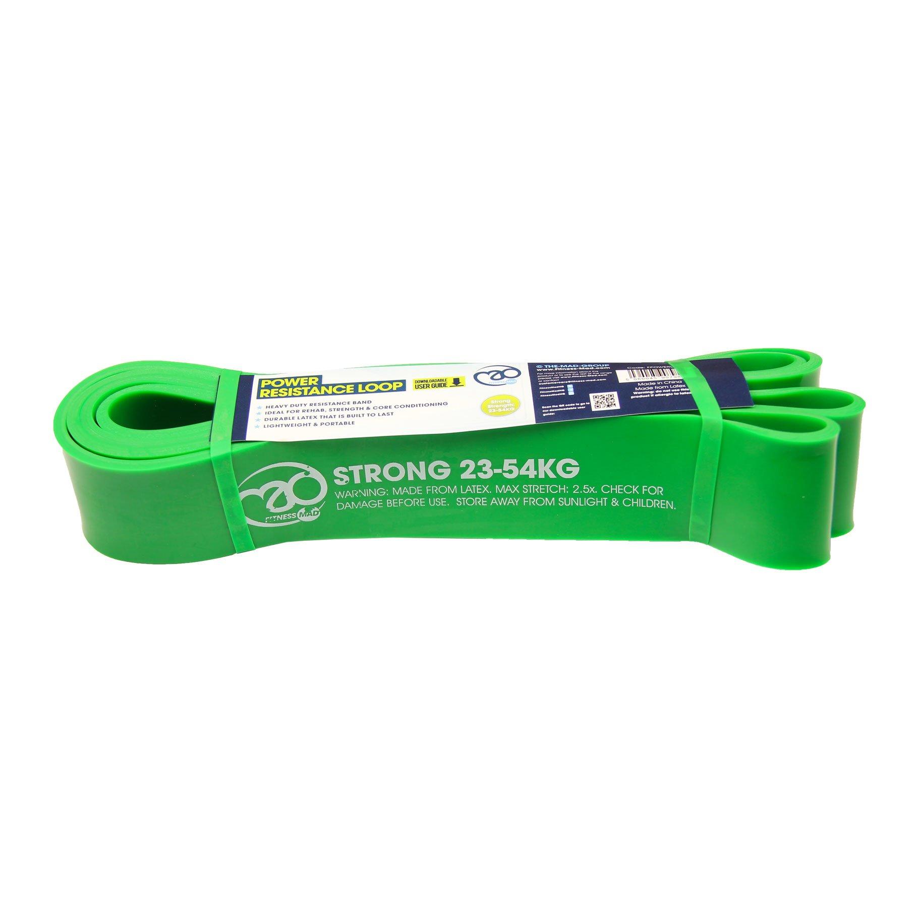 Green - Fitness-Mad - Power Resistance Loop - (Light Medium or Strong) - 4