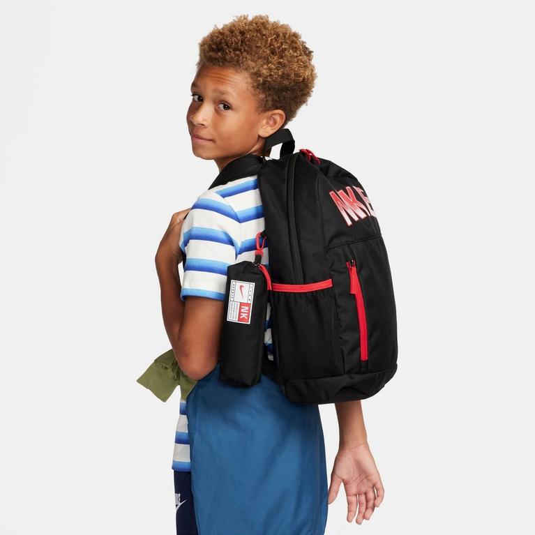 Noir/Anthracite/Rouge - Nike - Elemental Kids' Backpack (20L) - 8