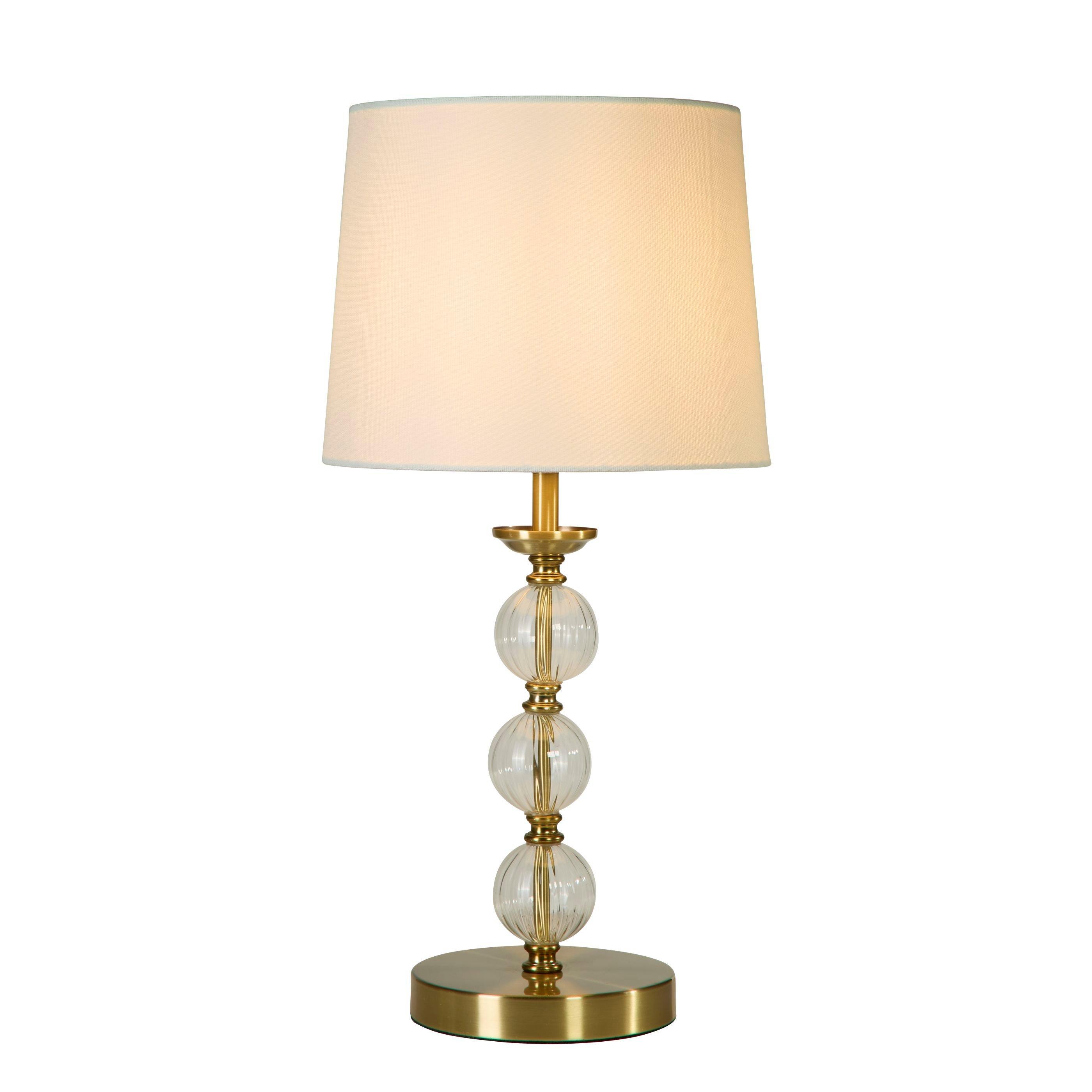 Brass And Clear - Lighting Collection - Glass Balls Table Lamp - 2