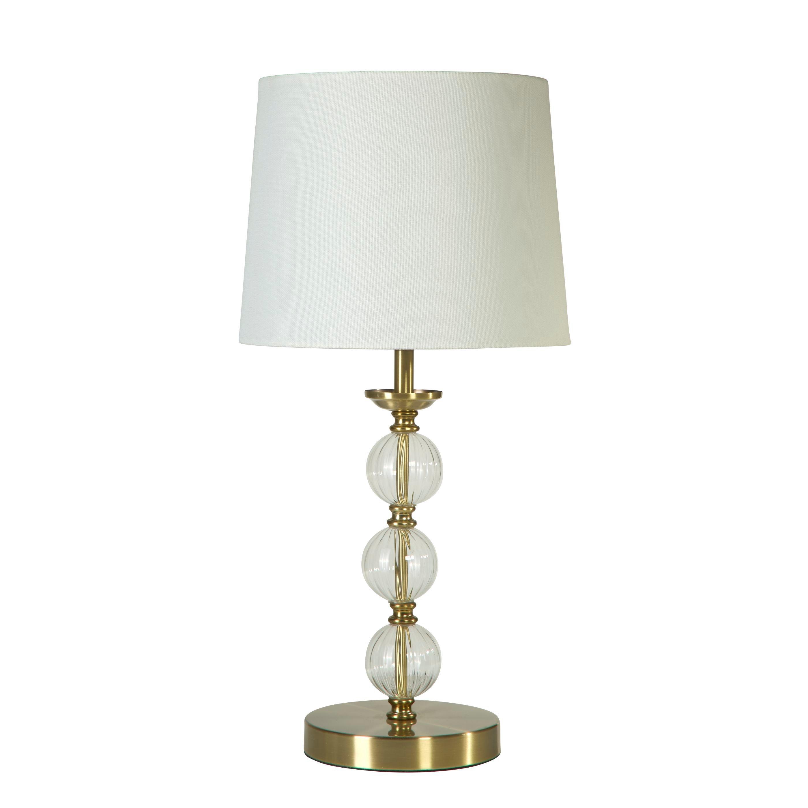 Brass And Clear - Lighting Collection - Glass Balls Table Lamp - 3