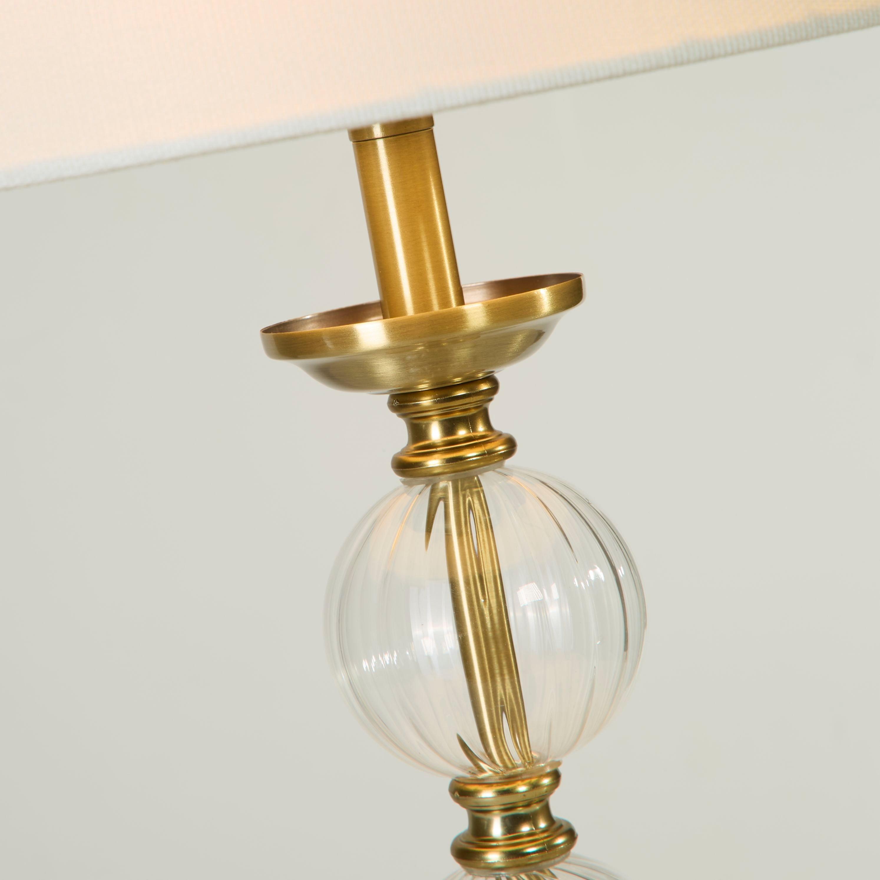 Brass And Clear - Lighting Collection - Glass Balls Table Lamp - 4