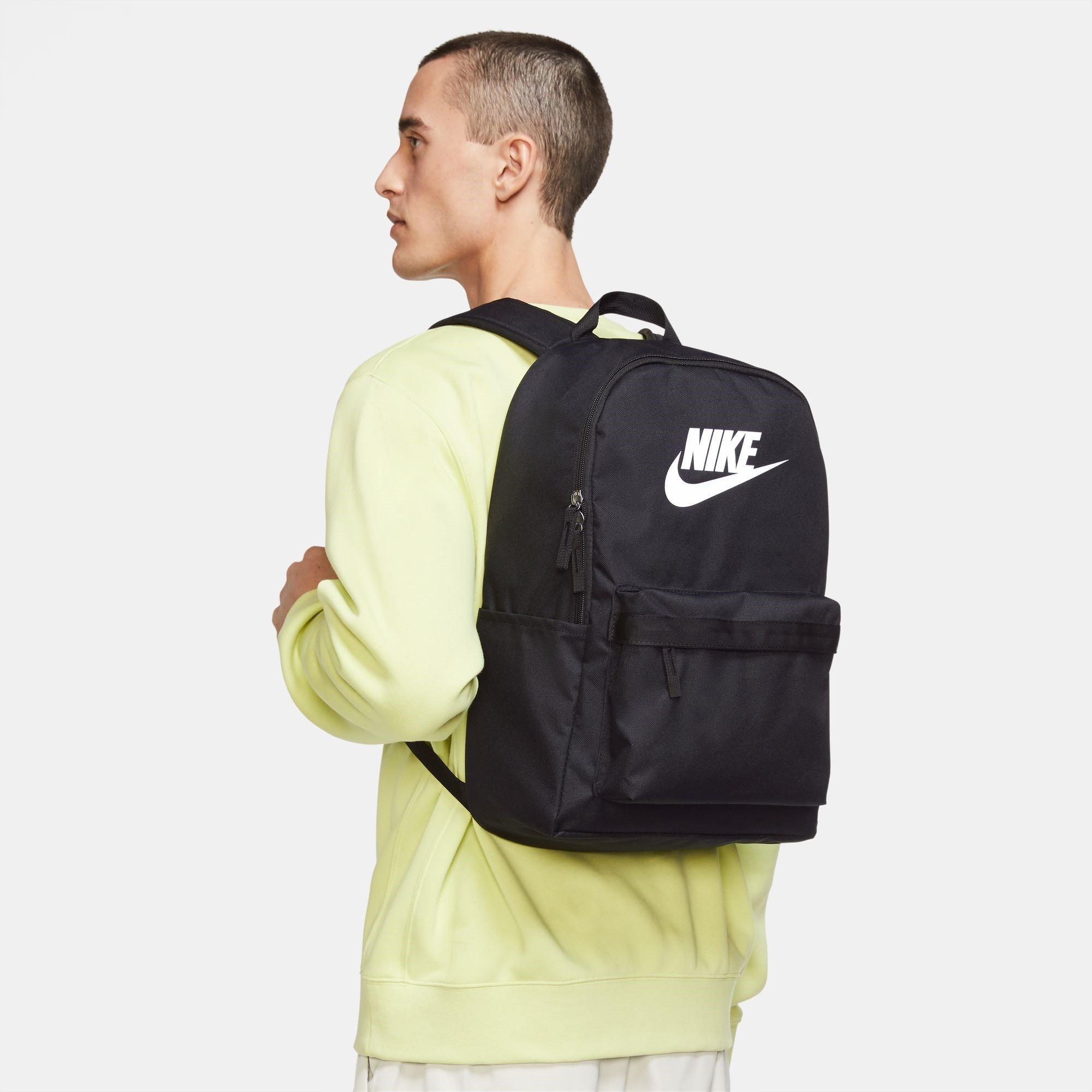 Blk/Blk/Wht - Nike - Heritage Backpack - 3
