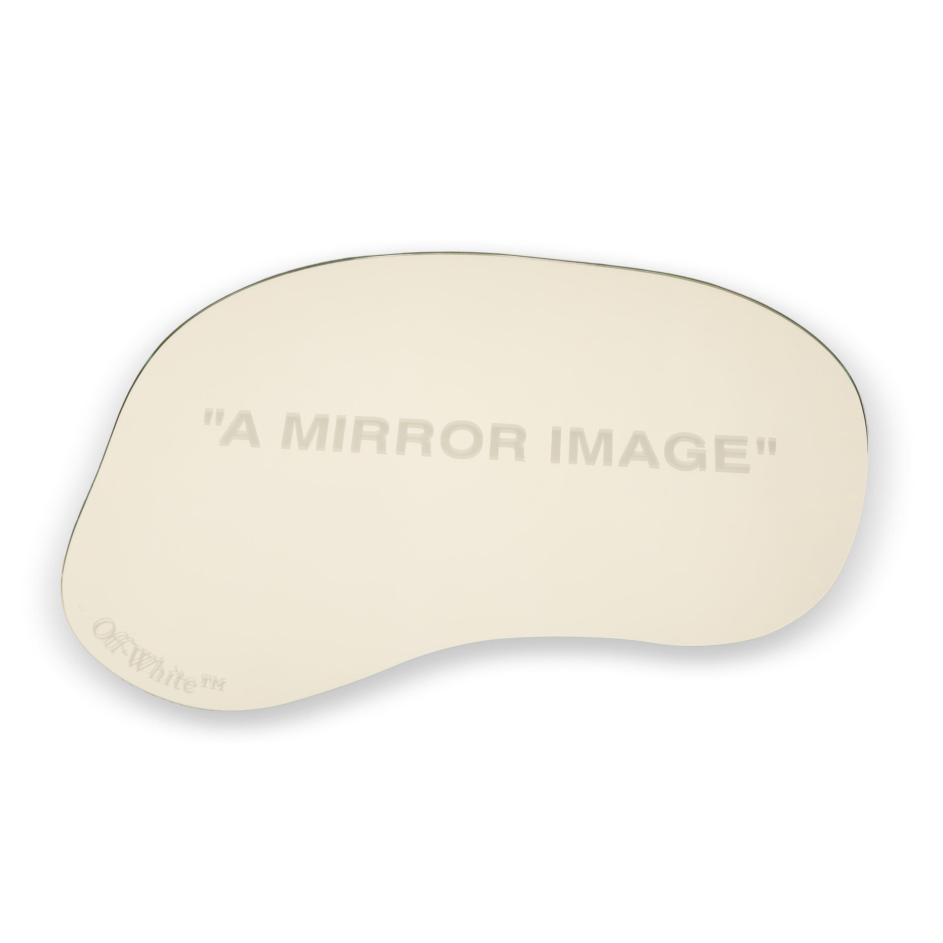 Off White  Makeup Mirror - No Color