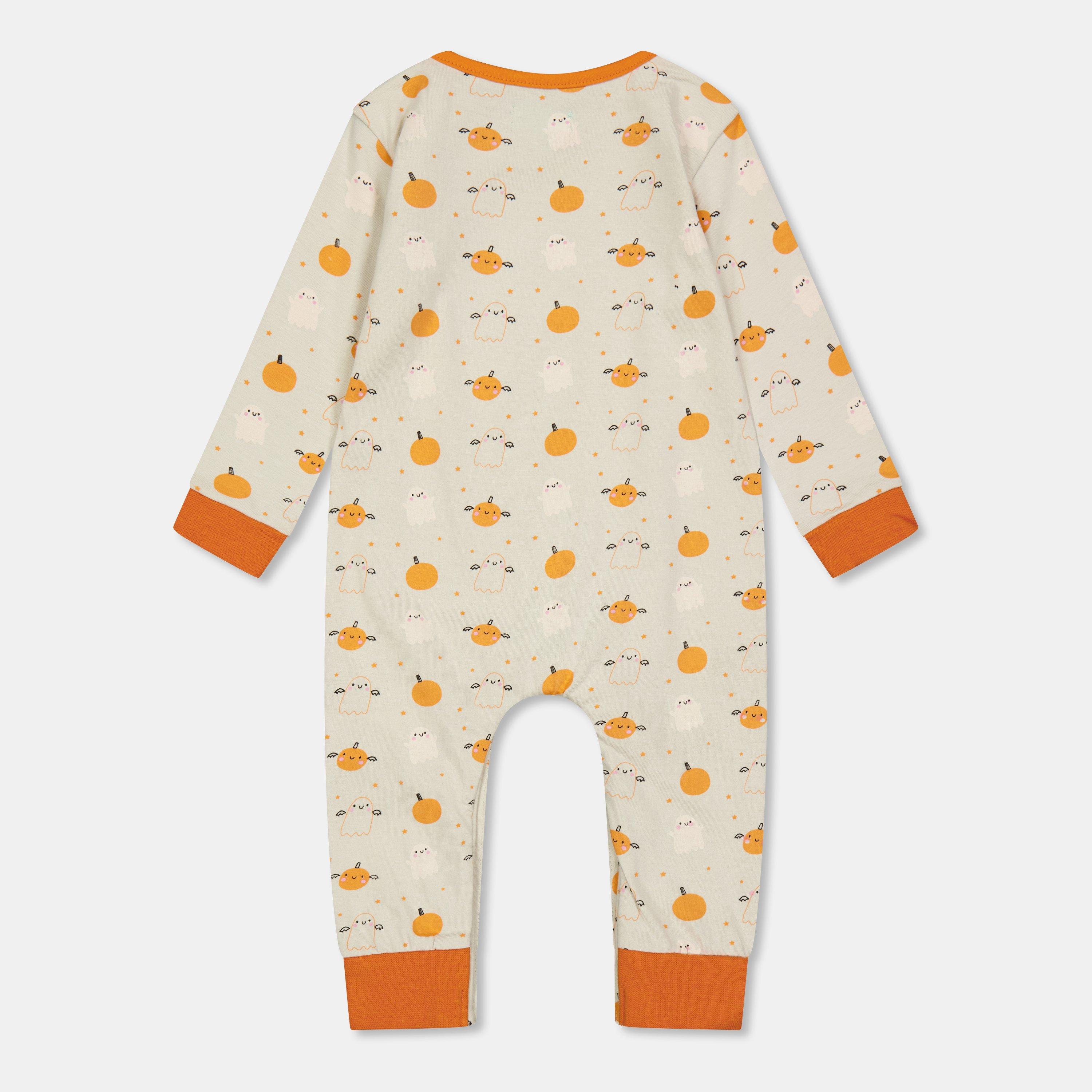 ple - Lilly and Sid - Pumpkin Baby Bodysuit - 2