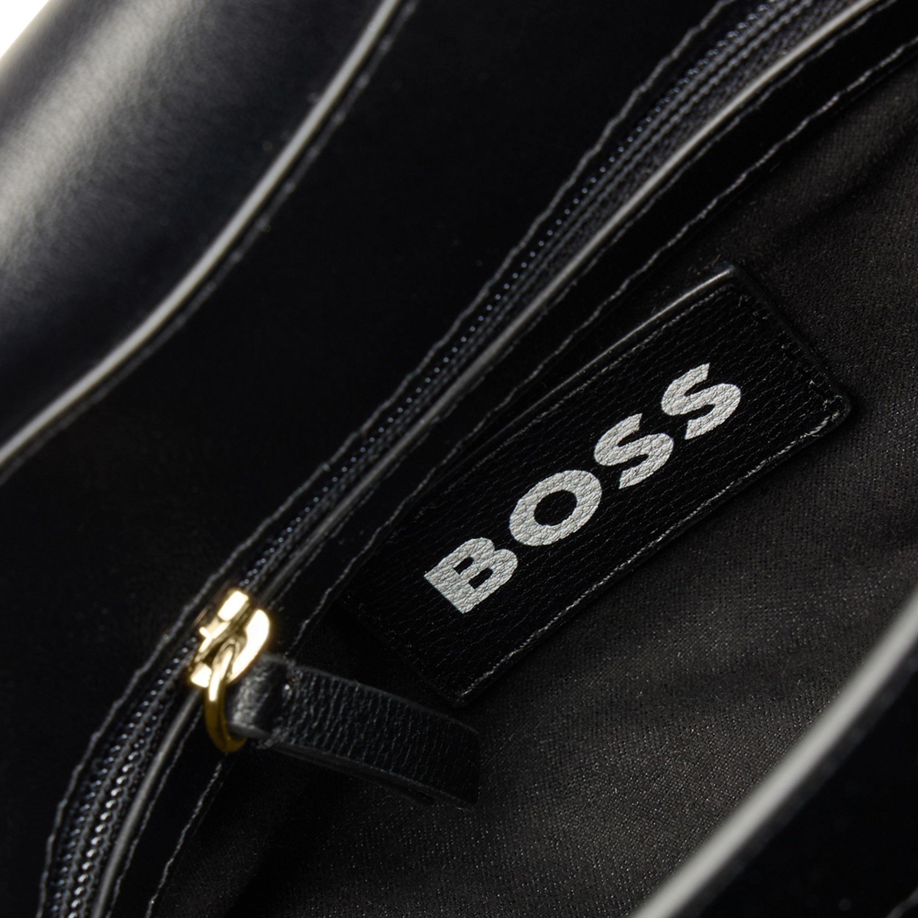 Black - Boss - Women's Double Monogram Shoulder Bag - 5