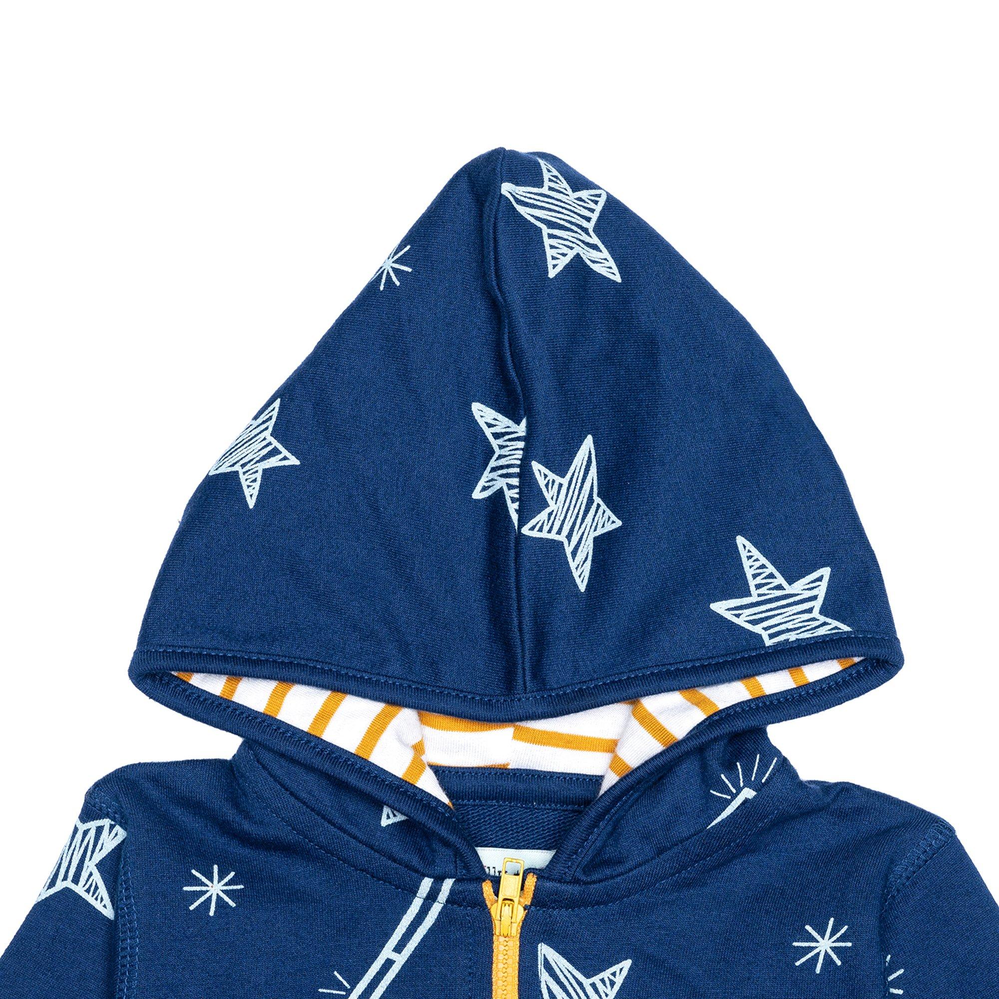 Navy - Lilly and Sid - Stars Bodysuit - 2