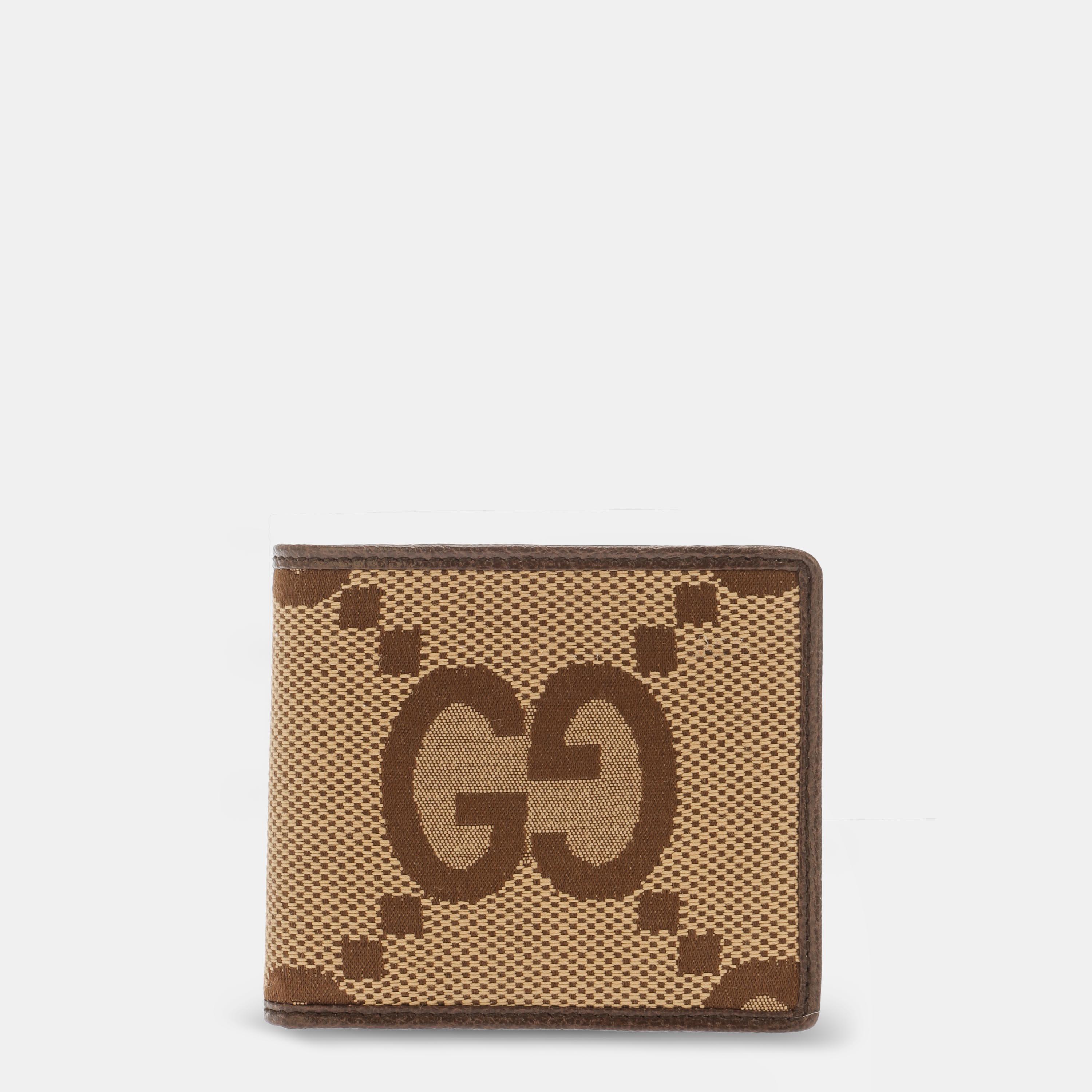 Camel Eboney - Gucci - Men's Billfold Wallet - 1