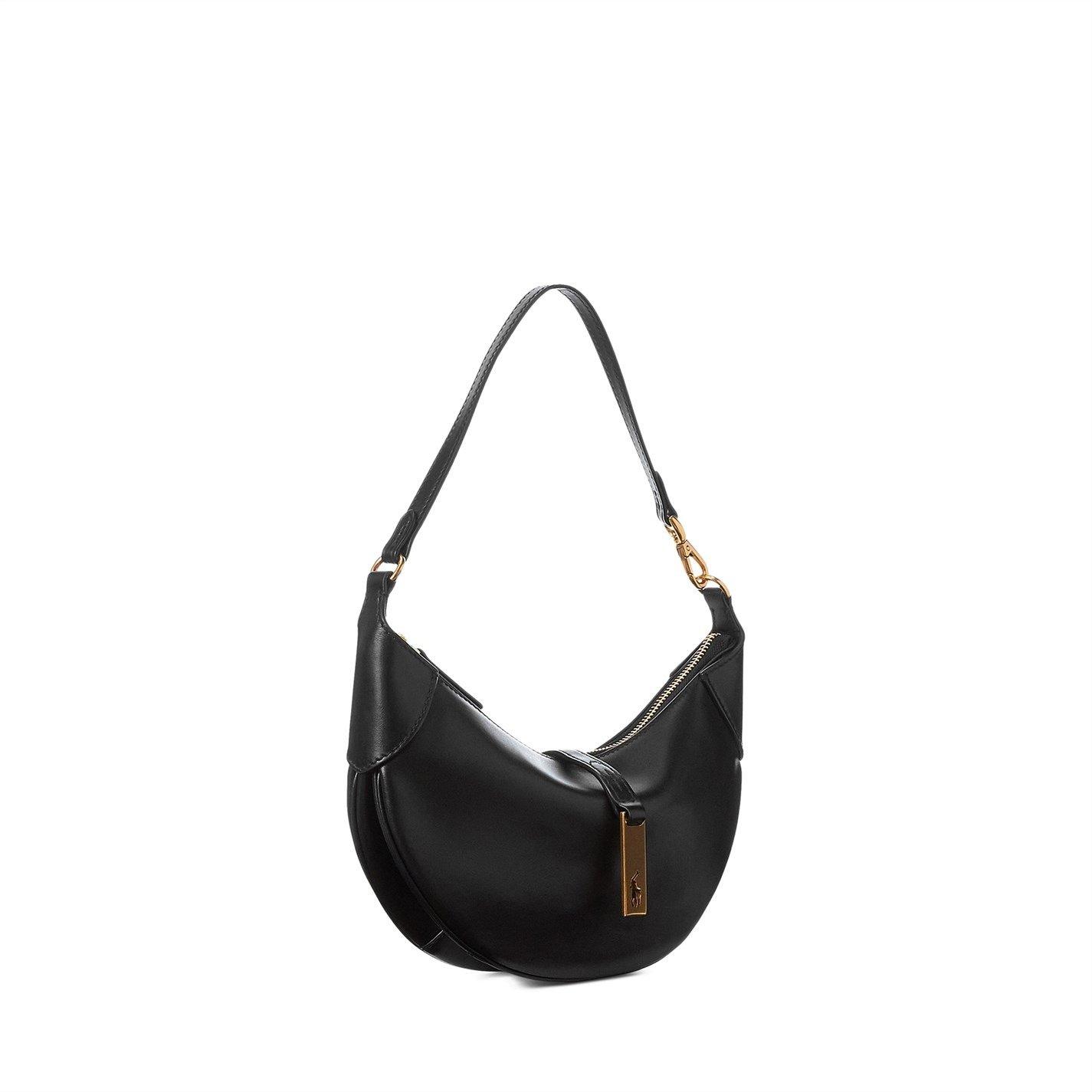 Black - Polo Ralph Lauren - Calfskin Mini Shoulder Bag - 6