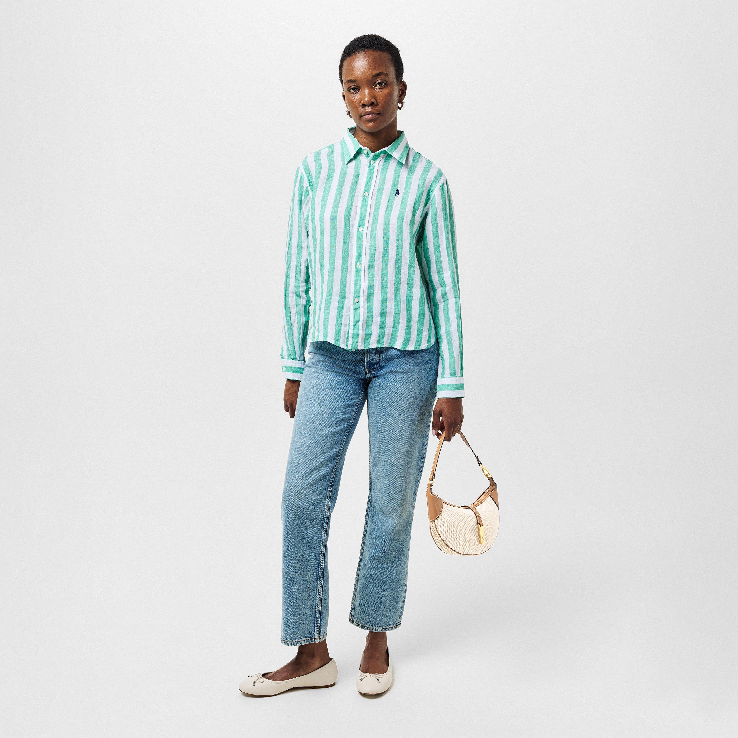 Natural Tan - Polo Ralph Lauren - Calfskin Mini Shoulder Bag - 6