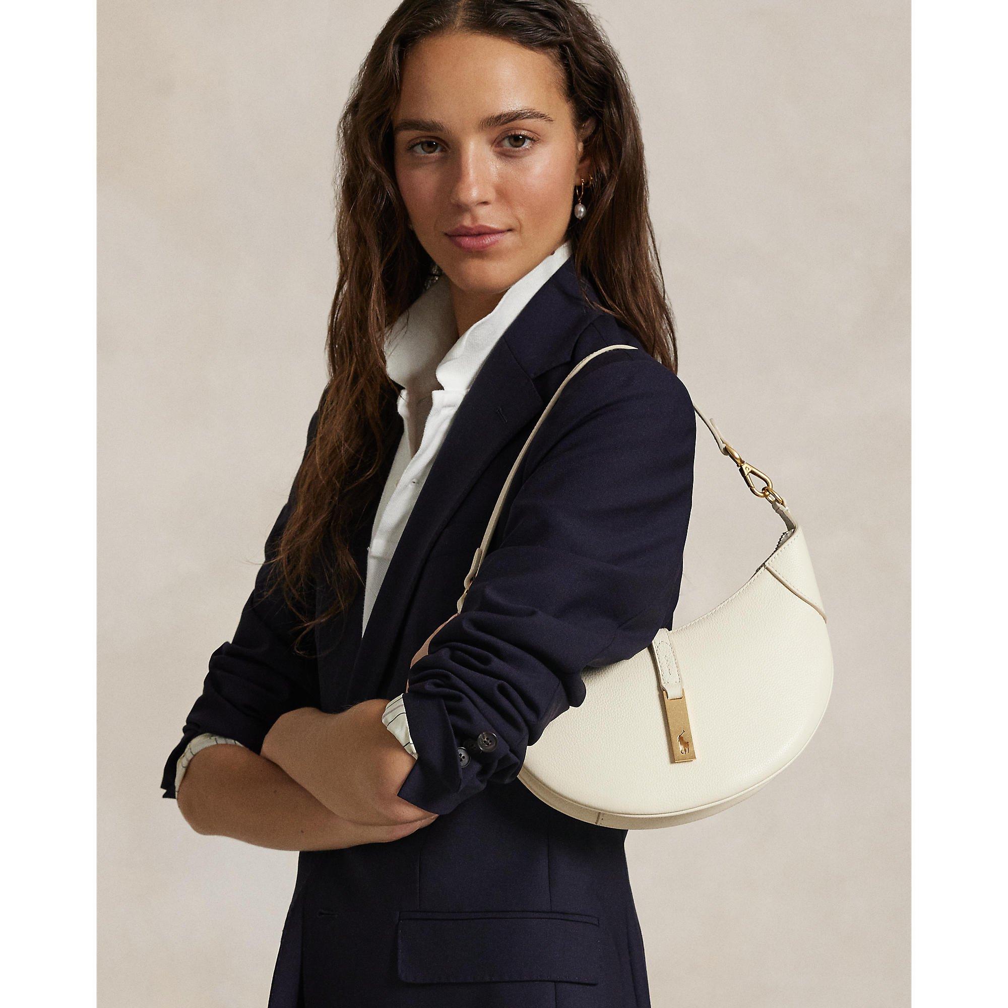 Ivory - Polo Ralph Lauren - Calfskin Mini Shoulder Bag - 3