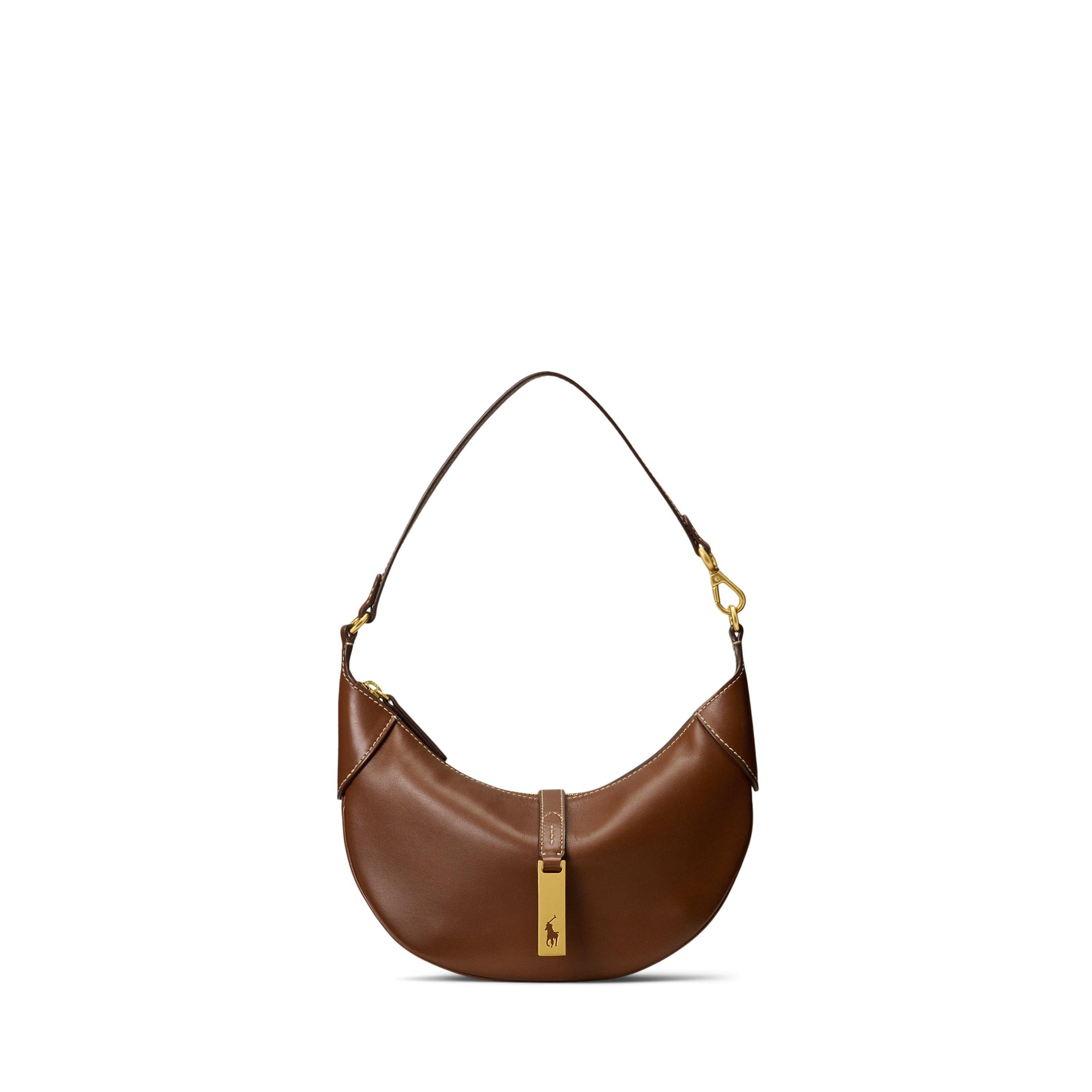 Polo Ralph Lauren Calfskin Mini Shoulder Bag - CUOIO