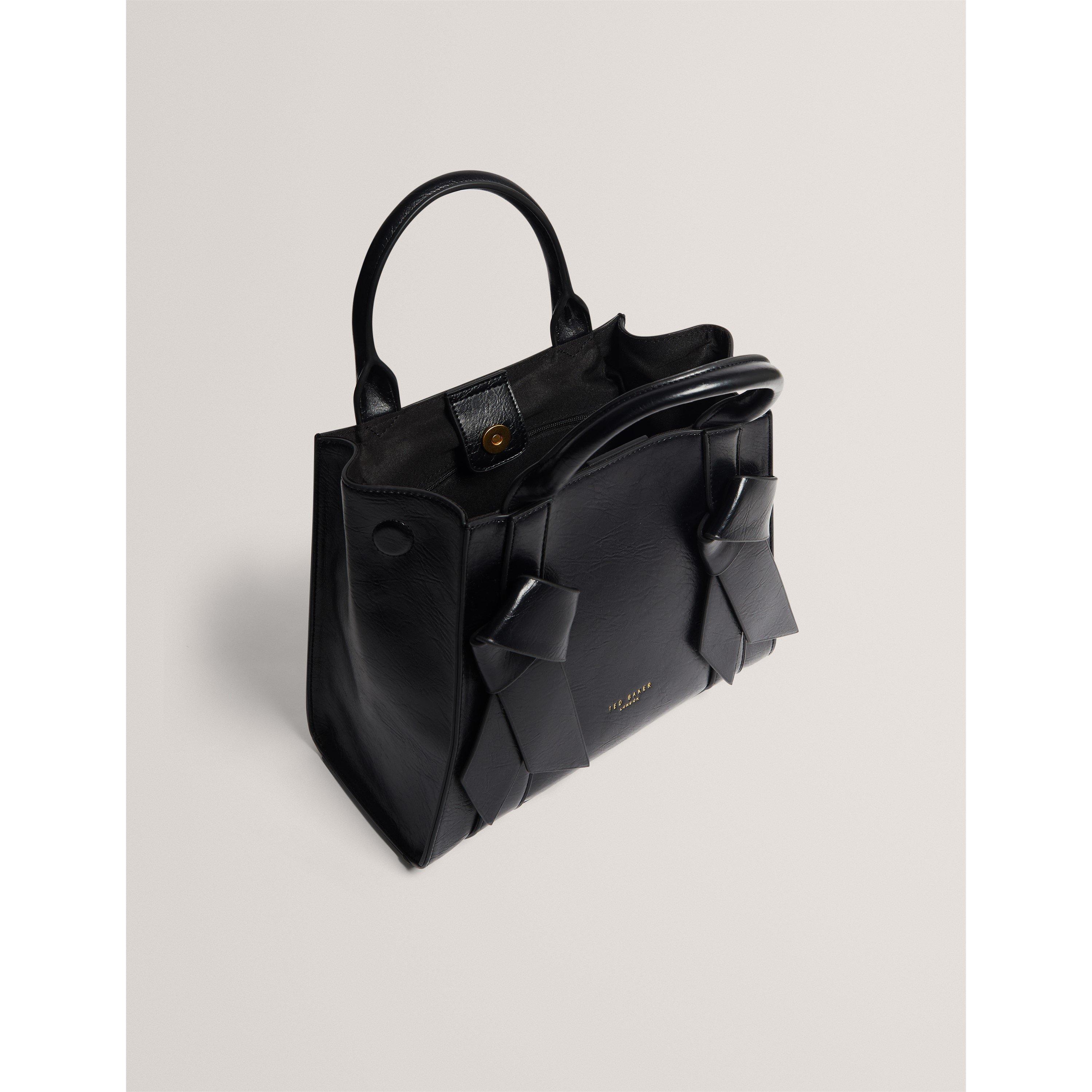 Black - Ted Baker - Ted Bow Medium Tote Ld71 - 4