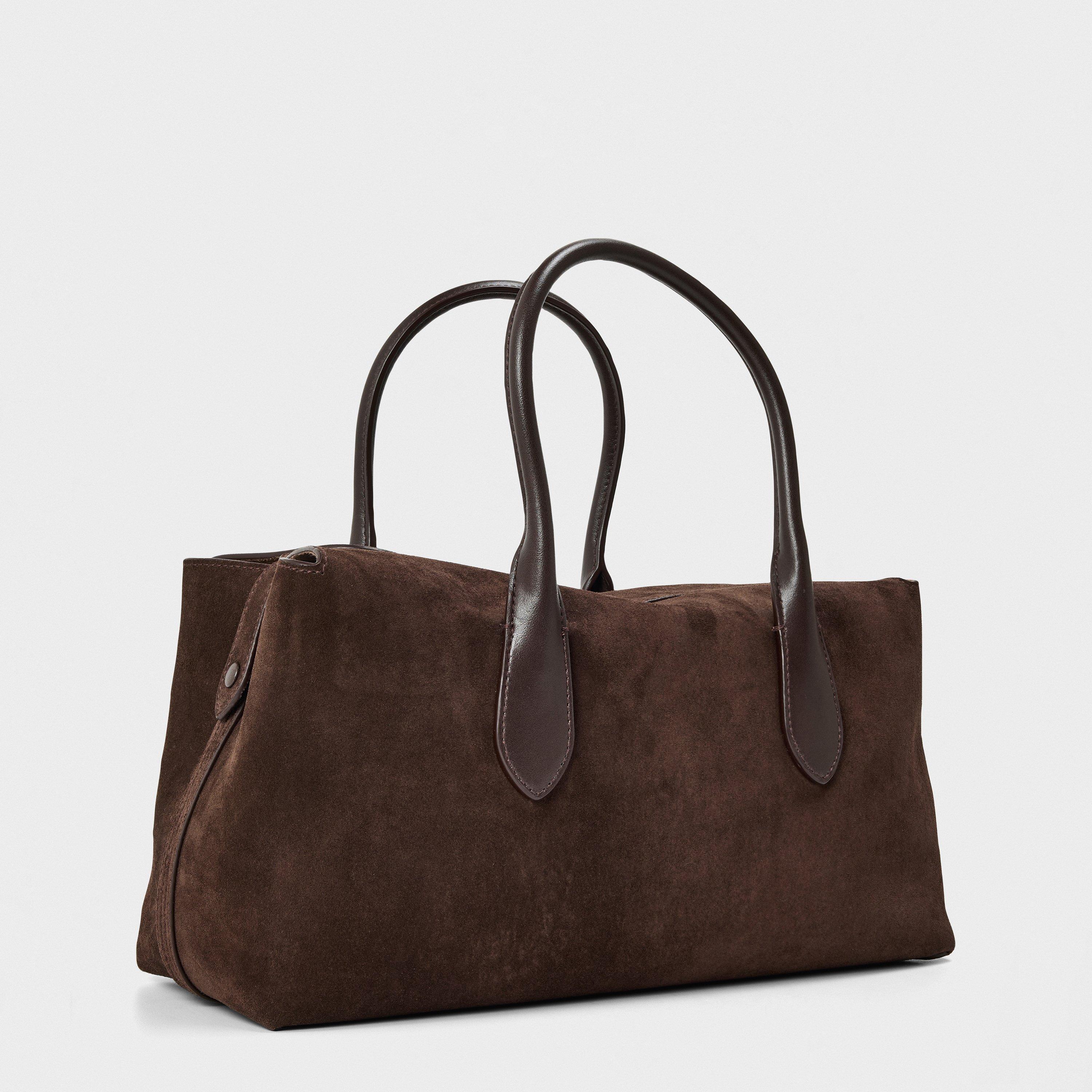 Chocolate - Polo Ralph Lauren - Women's Bellport Satchel Bag - 2