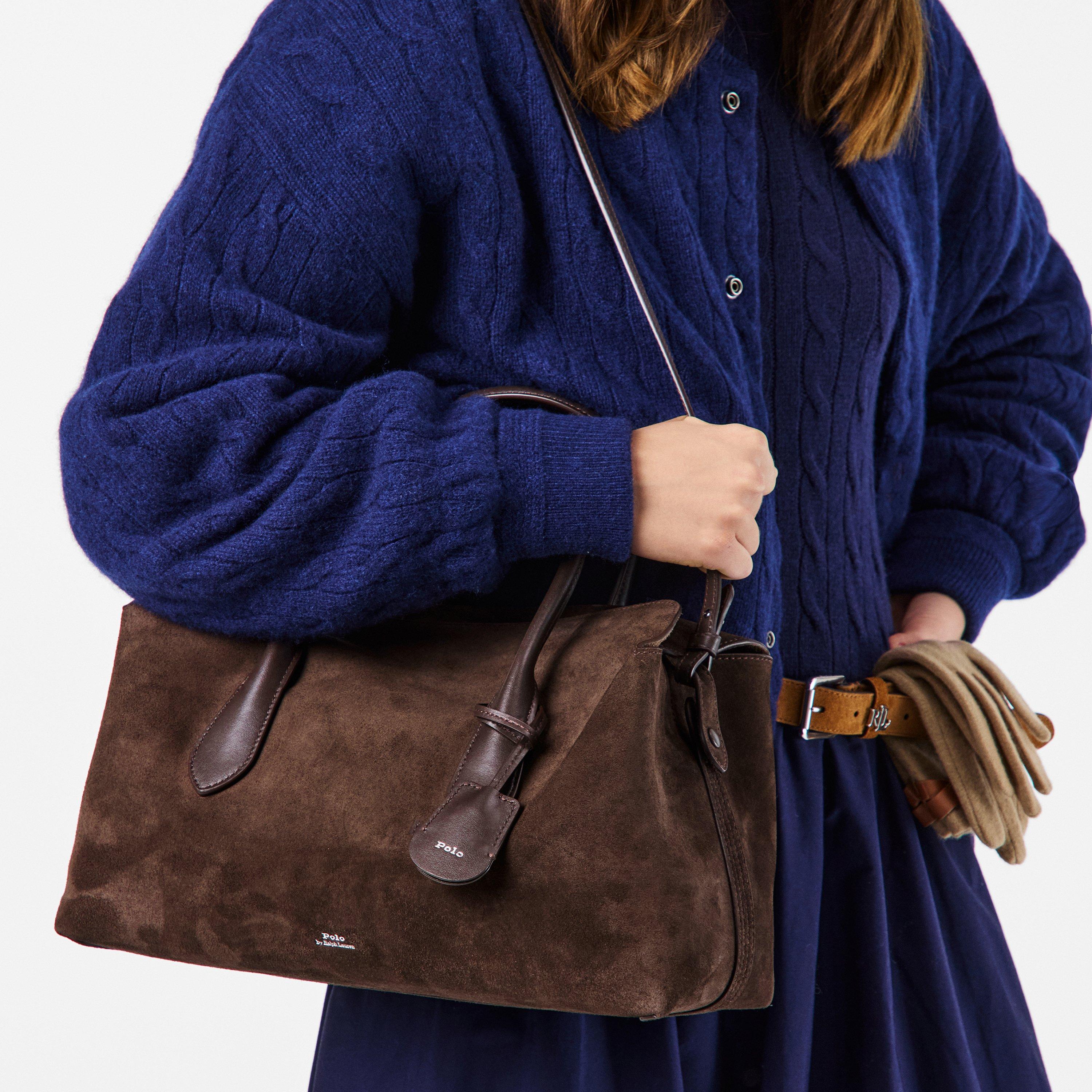 Chocolate - Polo Ralph Lauren - Women's Bellport Satchel Bag - 3