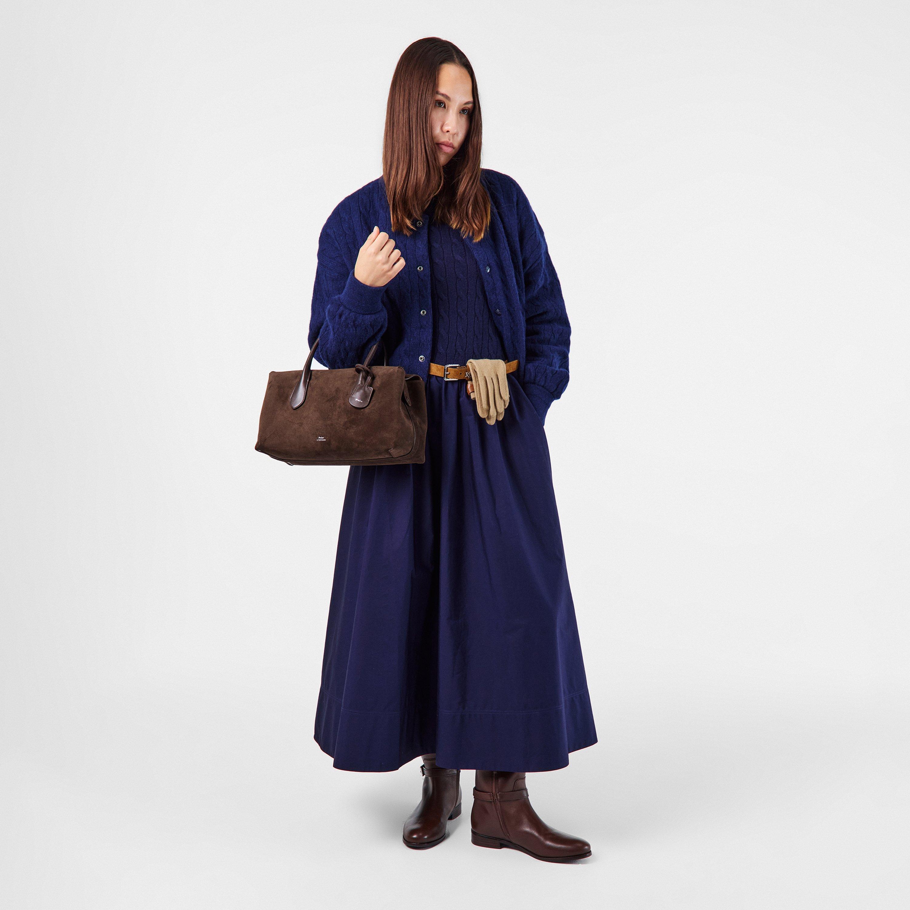 Chocolate - Polo Ralph Lauren - Women's Bellport Satchel Bag - 6