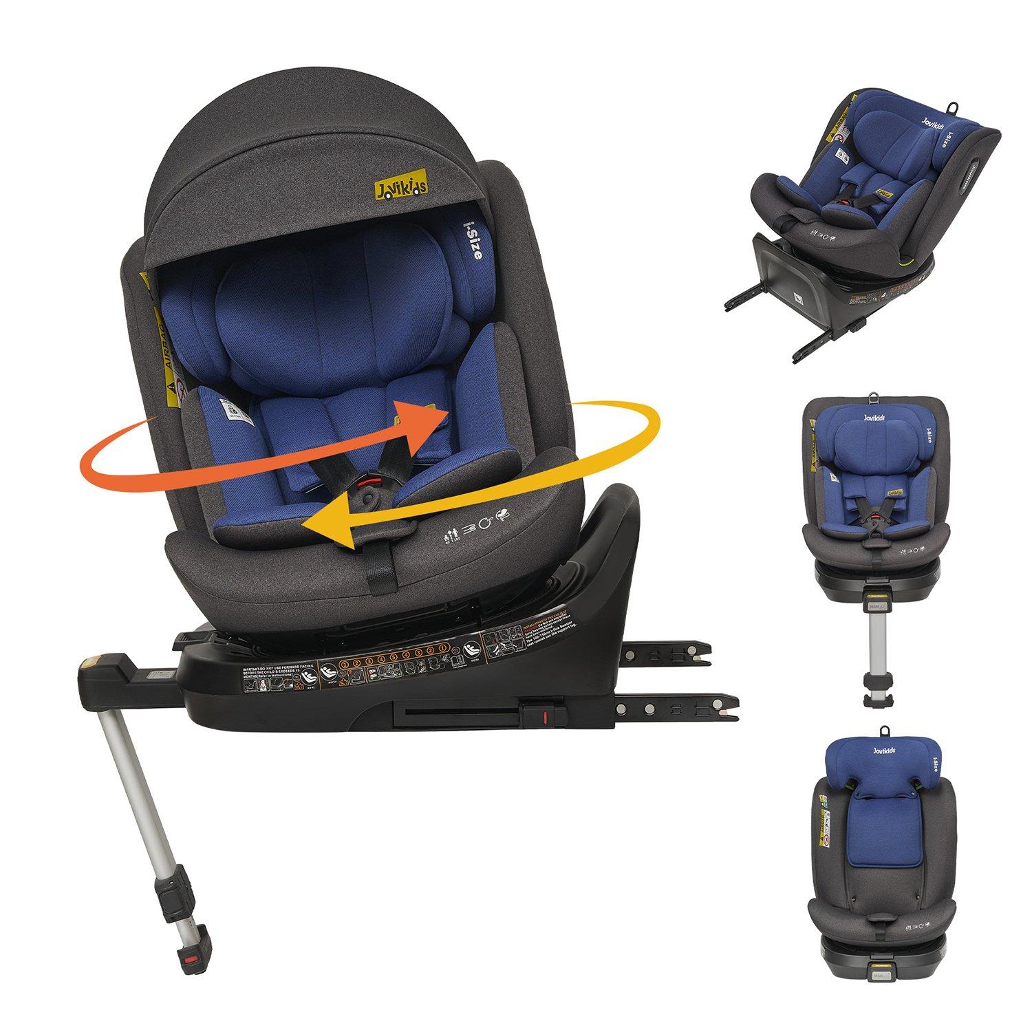 Blue - JoviKids - JoviKids Ranger Spin Car Seat - Blue - 3