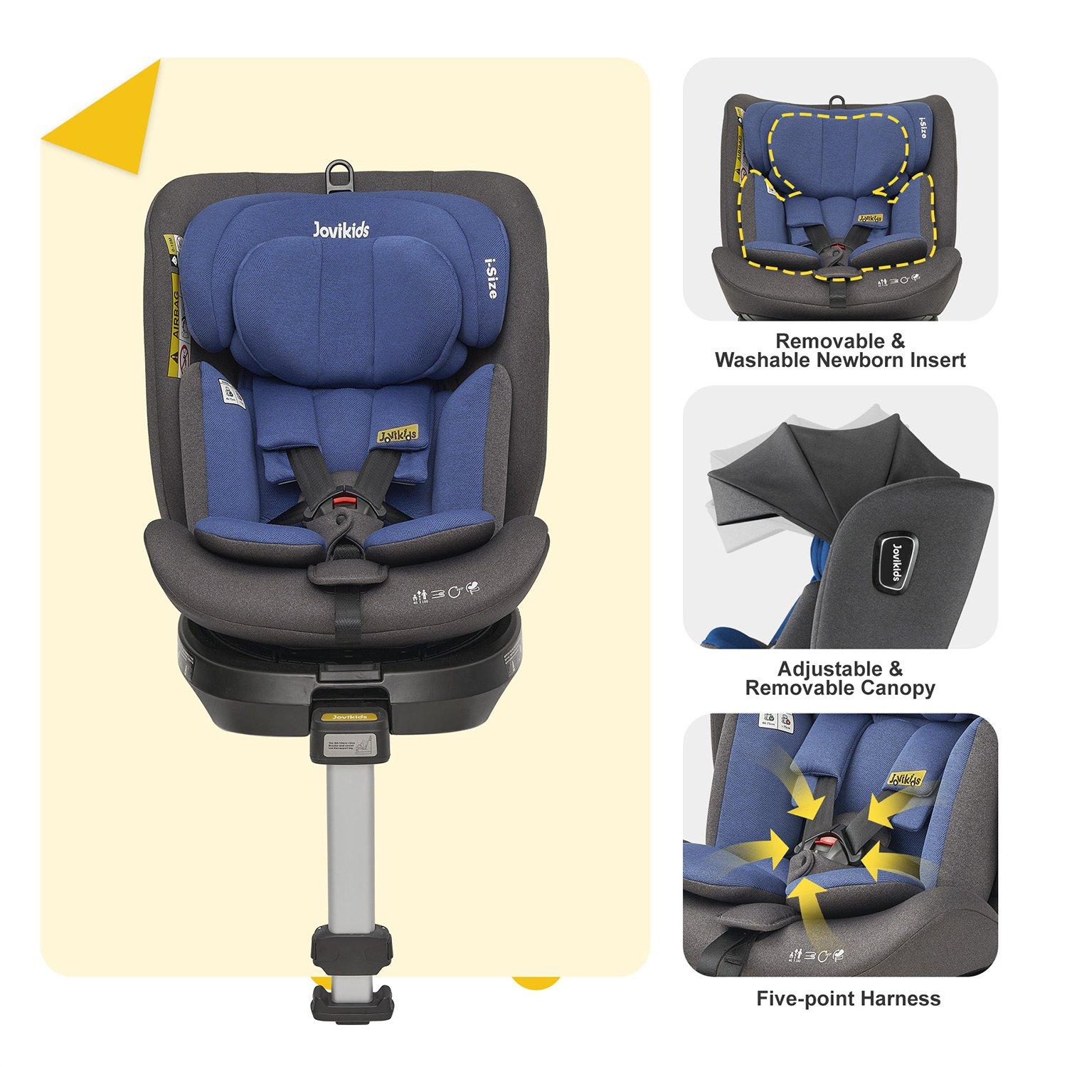 Blue - JoviKids - JoviKids Ranger Spin Car Seat - Blue - 8