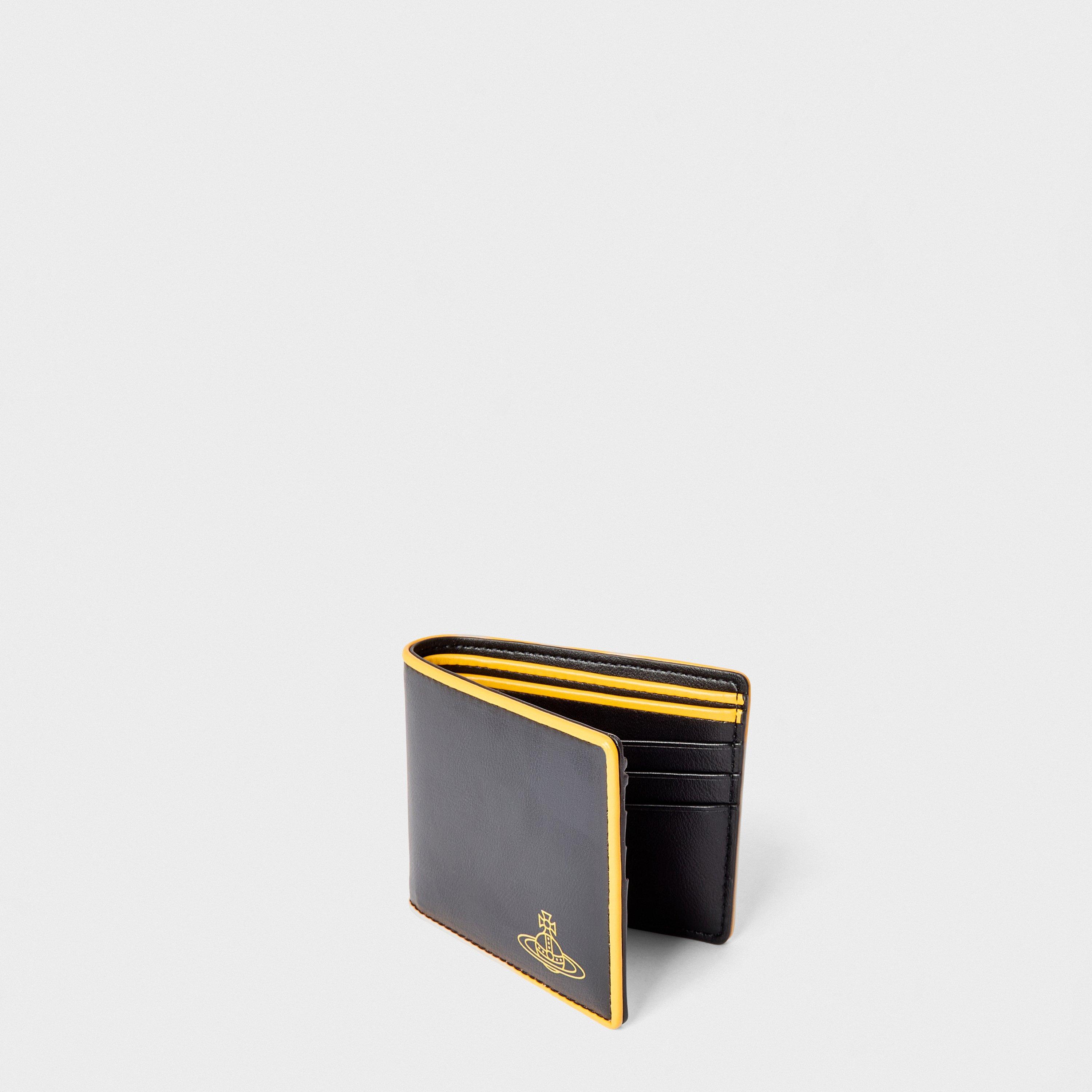 Yellow/Black - Vivienne Westwood - Men's Viv Billfold Wallet - 4