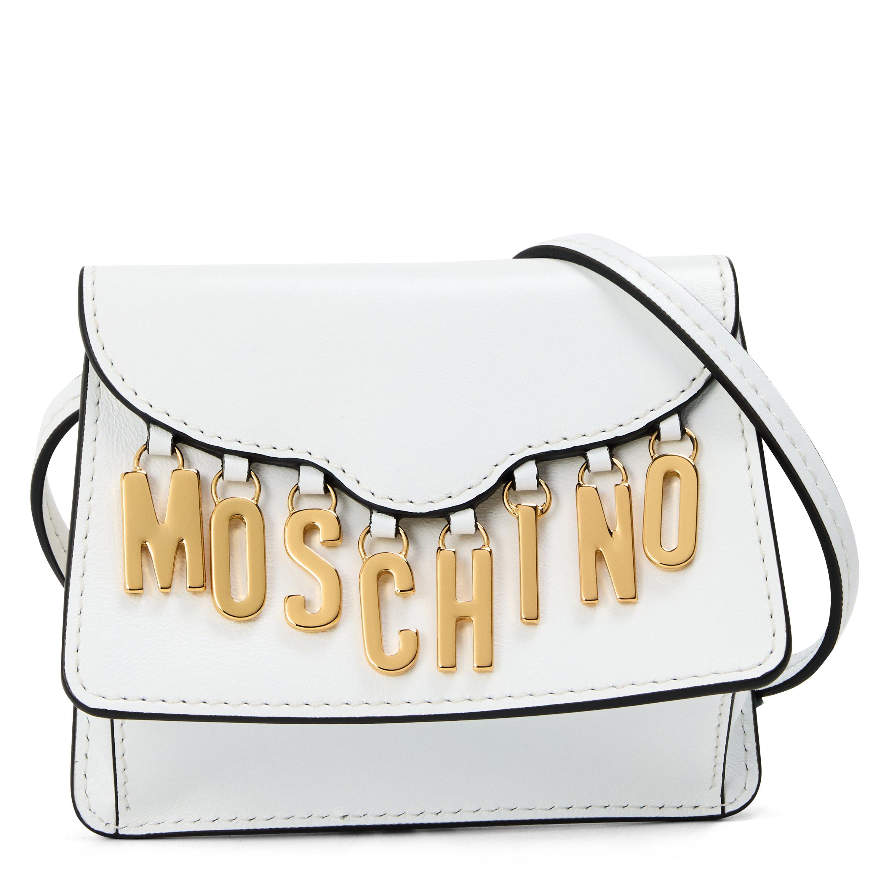 White - Moschino - Women's Top Handle Bag - 1