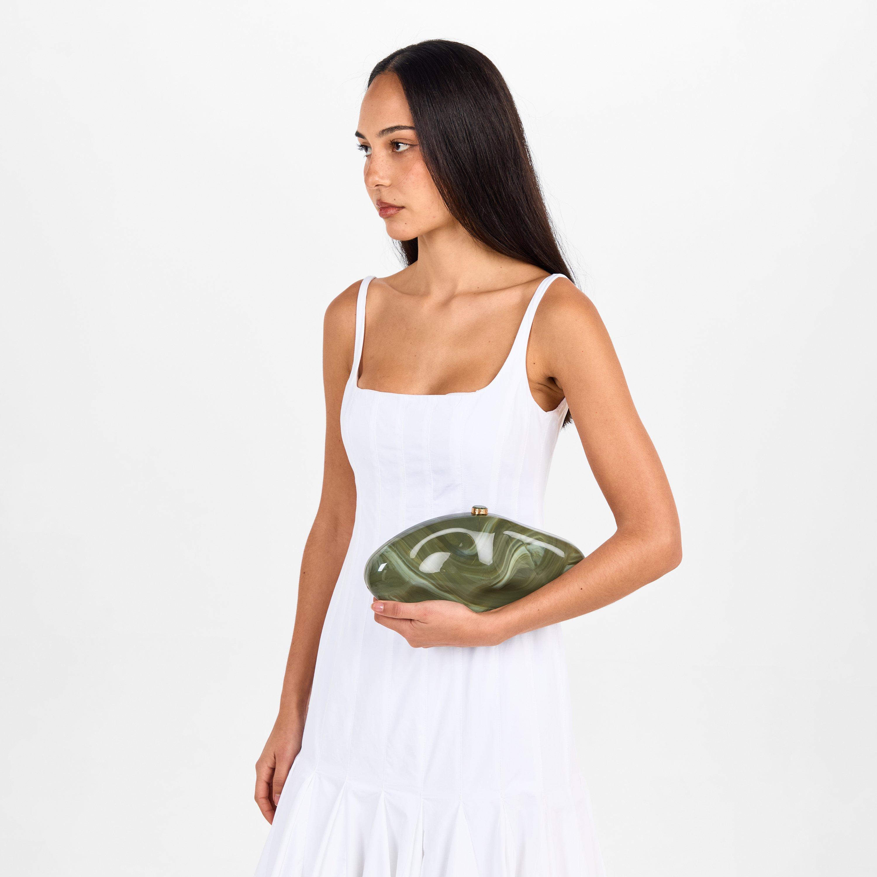 Rosemary - Cult Gaia - Women's Caldera Clutch Bag - 3