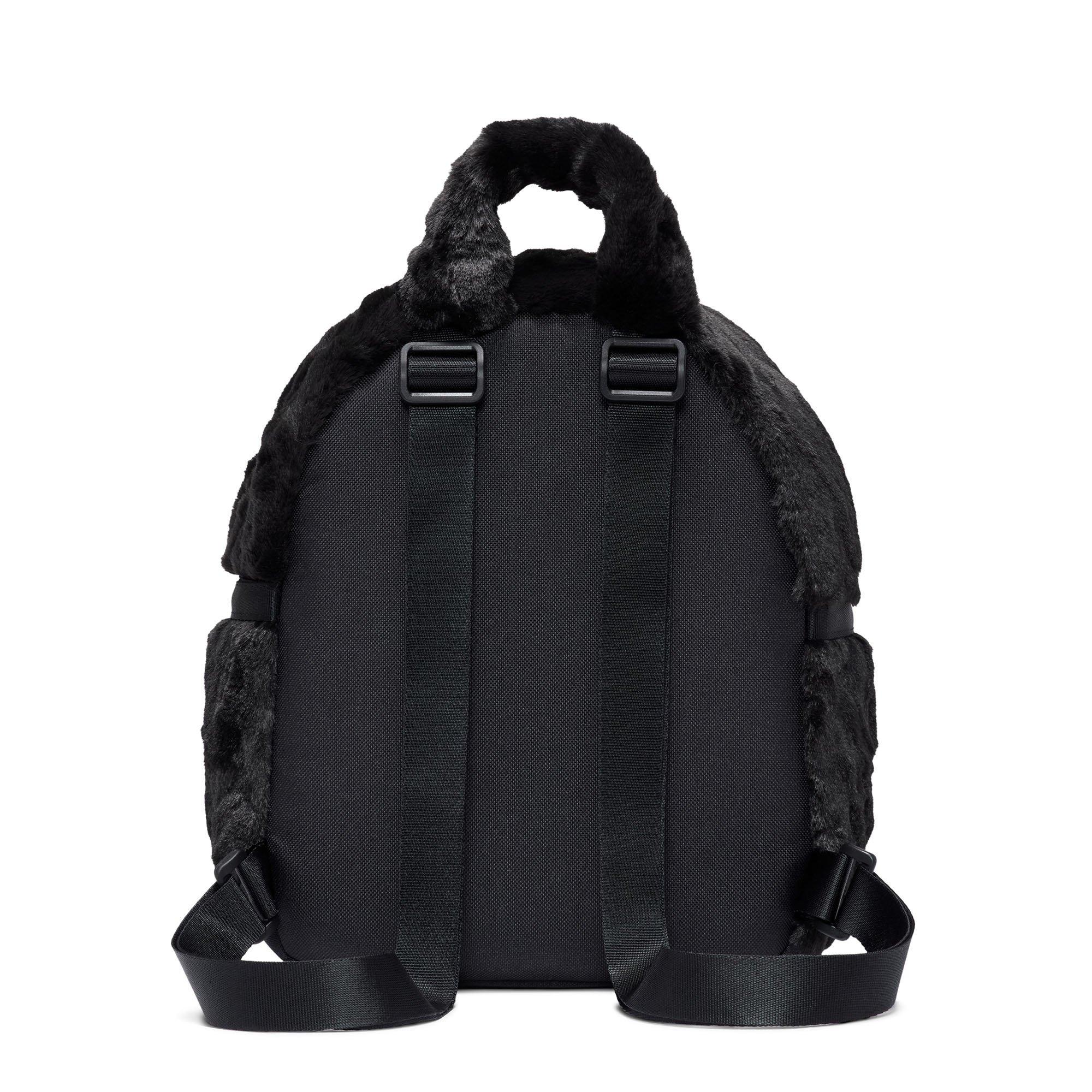 Black/Blk/Black - Nike - Sportswear Futura Faux Fur Womens Mini Backpack - 2