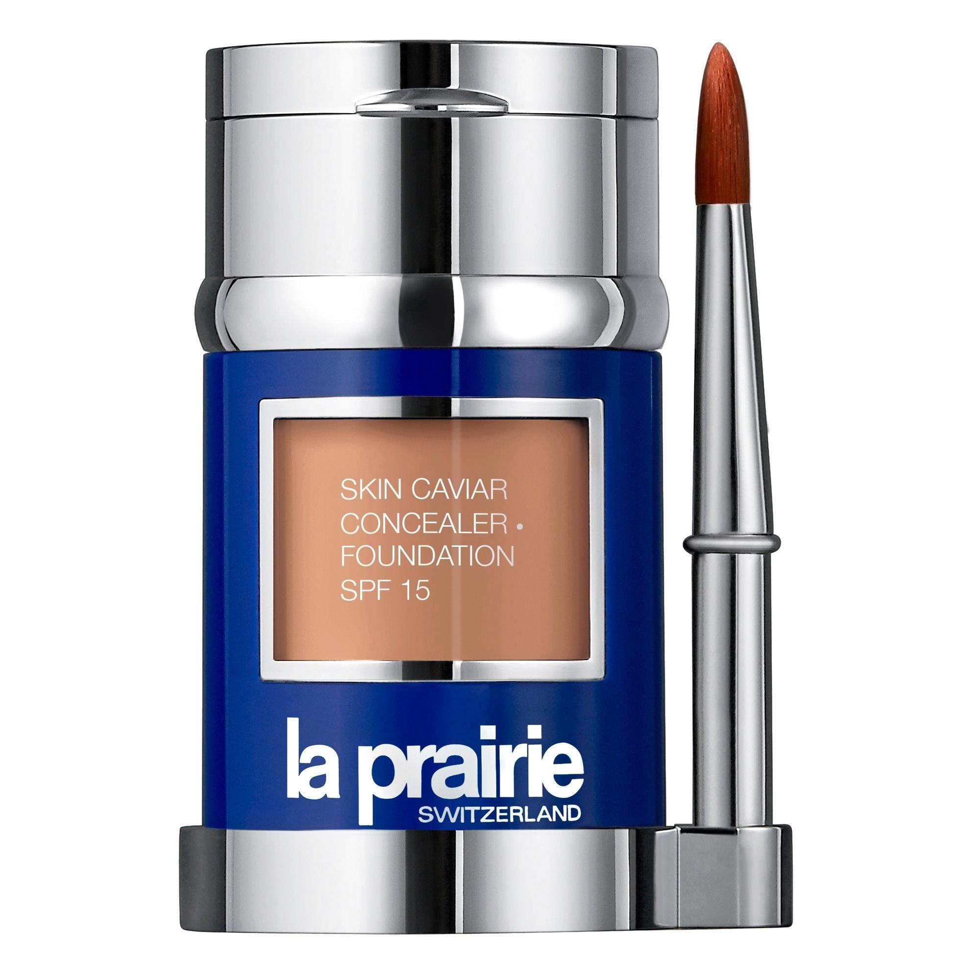 La Prairie 50-Sunset Beige Fluid Base Skin Caviar Complexion - Concealer Foundation Spf30 Liquid Foundation And Concealer - Image 4