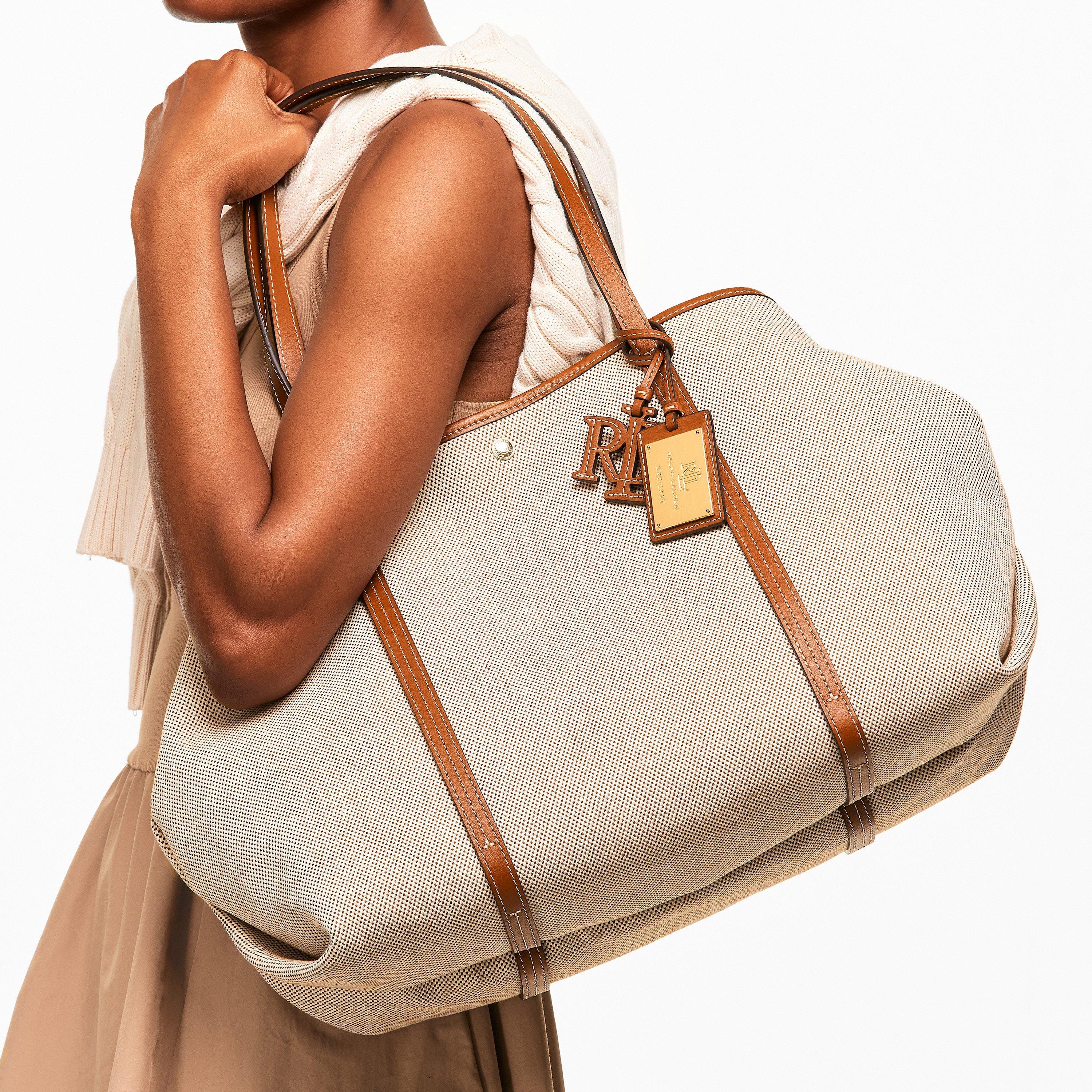 Natural - Lauren by Ralph Lauren - Emerie Tote Bag XL - 3