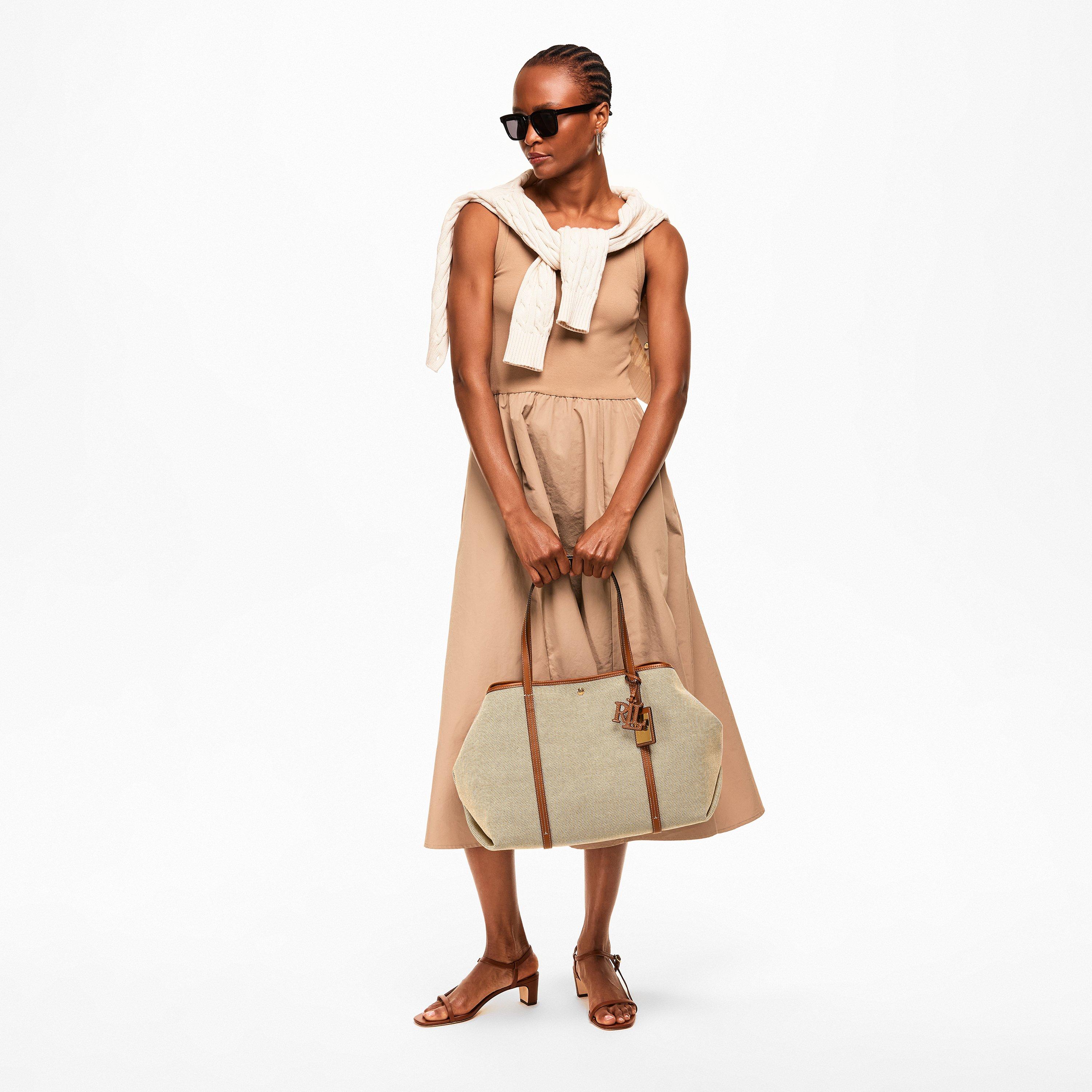 Natural - Lauren by Ralph Lauren - Emerie Tote Bag XL - 6