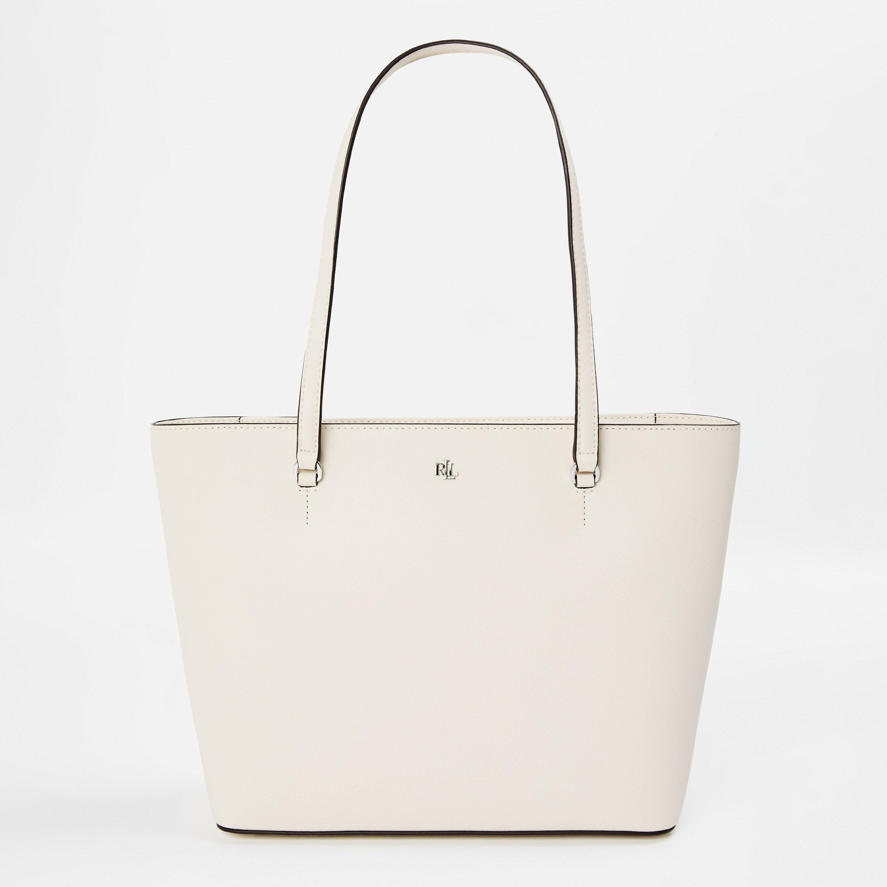 Lauren by Ralph Lauren Medium Karly Tote - SOFT WHITE