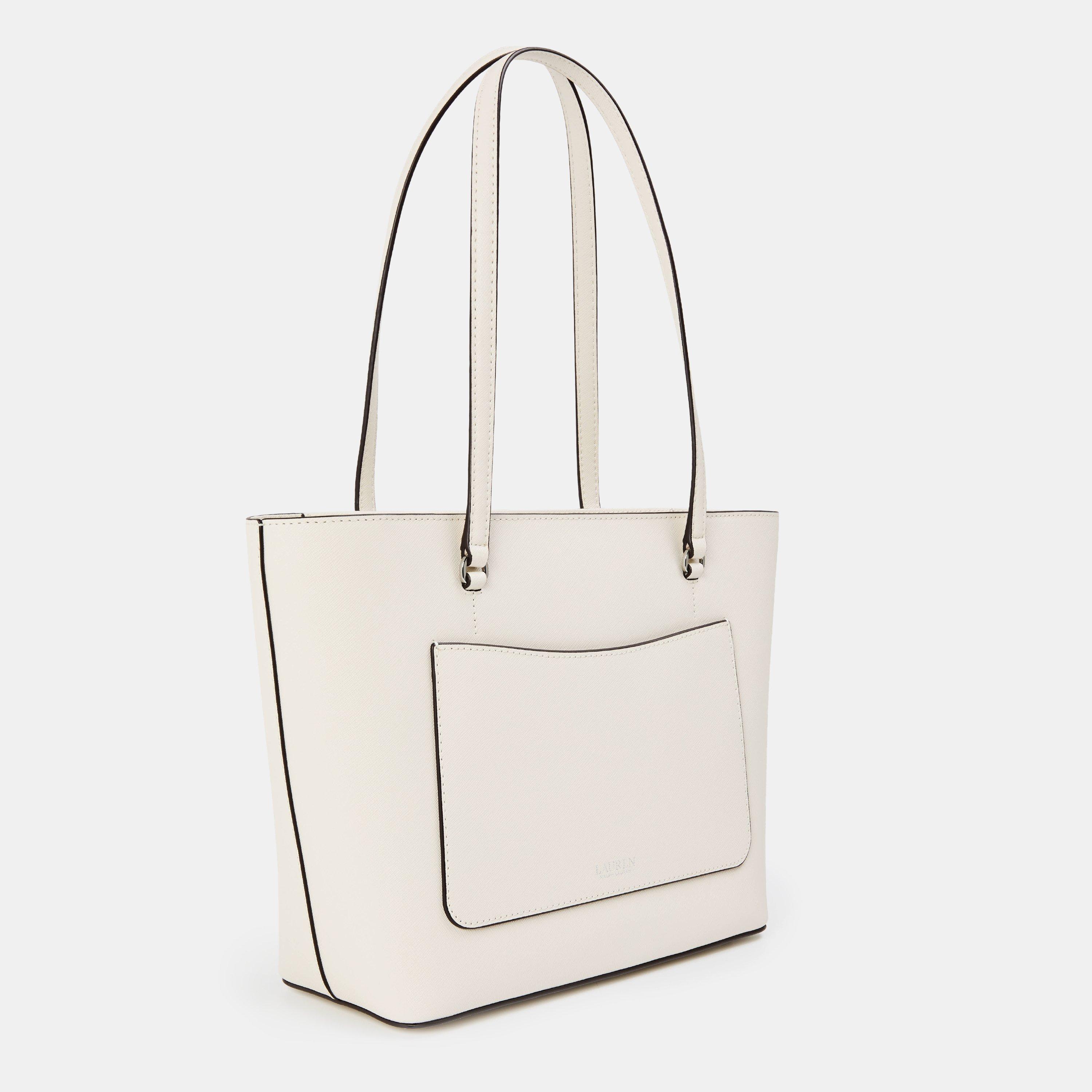 SOFT WHITE - Lauren by Ralph Lauren - Medium Karly Tote - 2