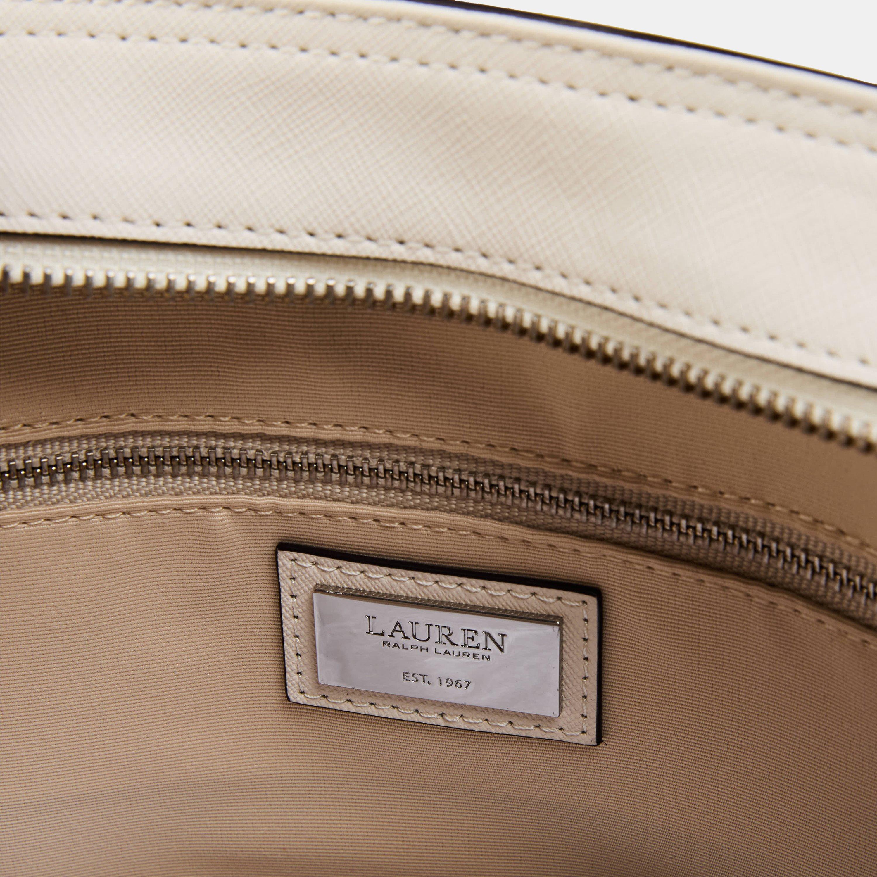 SOFT WHITE - Lauren by Ralph Lauren - Medium Karly Tote - 5