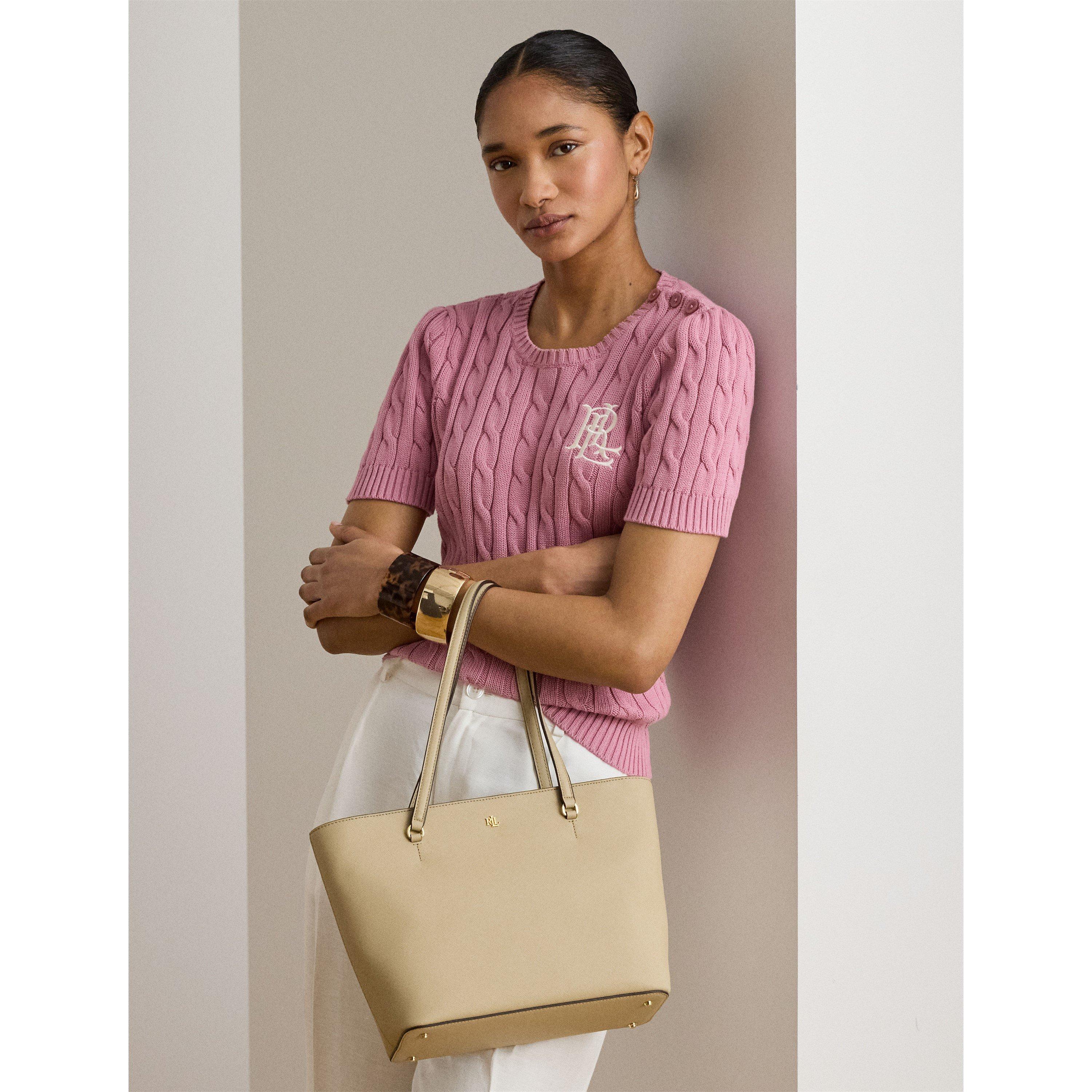Birch Tan - Lauren by Ralph Lauren - Medium Karly Tote - 3
