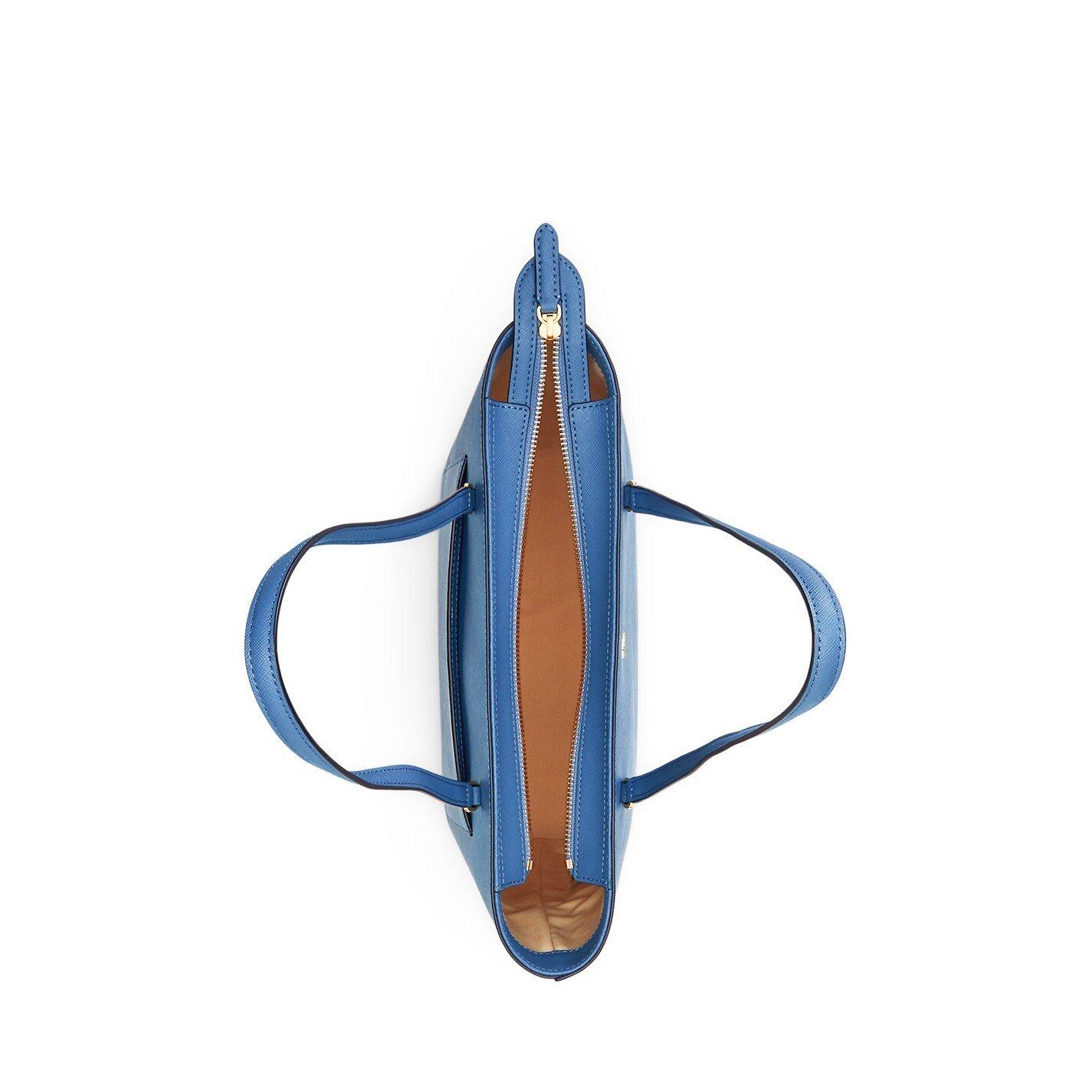 Pale Azure - Lauren by Ralph Lauren - Medium Karly Tote - 4