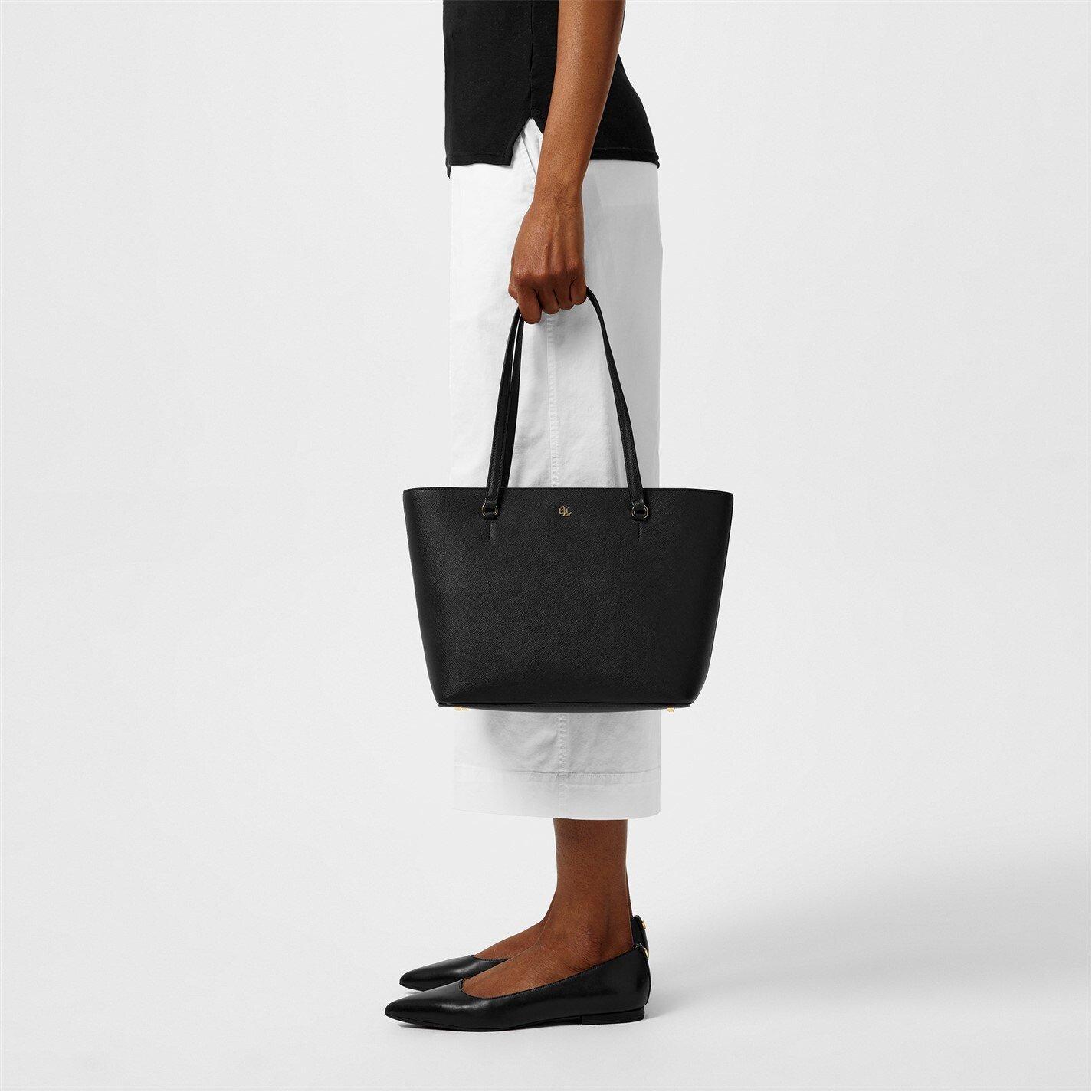 Black - Lauren by Ralph Lauren - Medium Karly Tote - 2