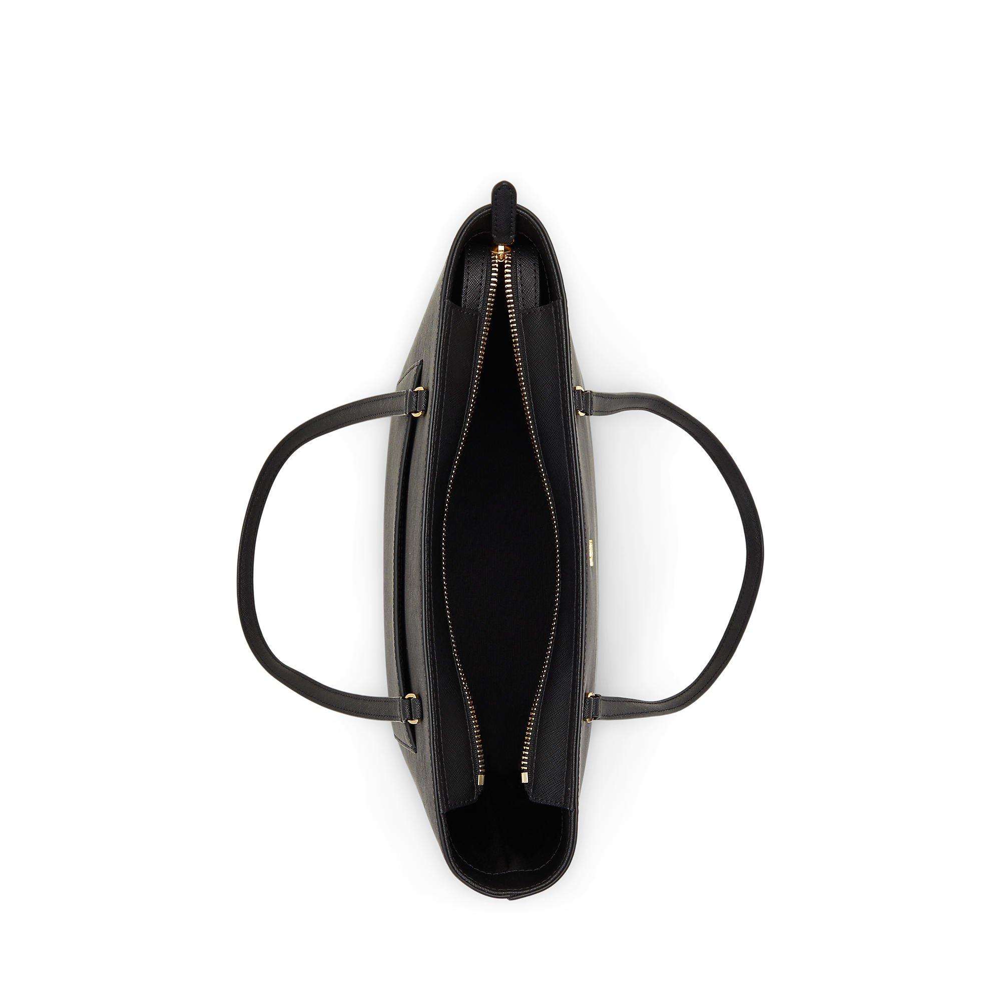 Black - Lauren by Ralph Lauren - Medium Karly Tote - 6