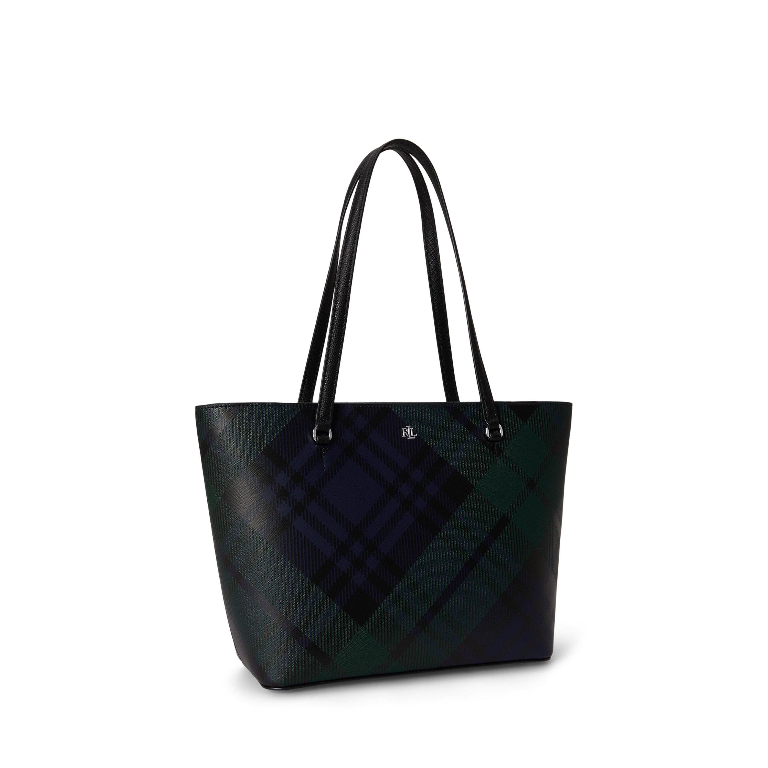 TARTAN/BLACK - Lauren by Ralph Lauren - Medium Karly Tote - 2